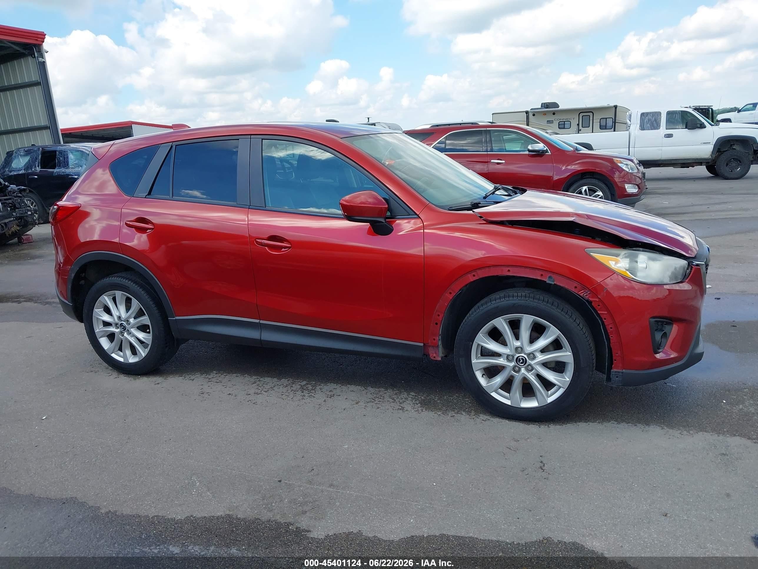 2013 Mazda Cx-5 Grand Touring Red vin: JM3KE2DE4D0112857