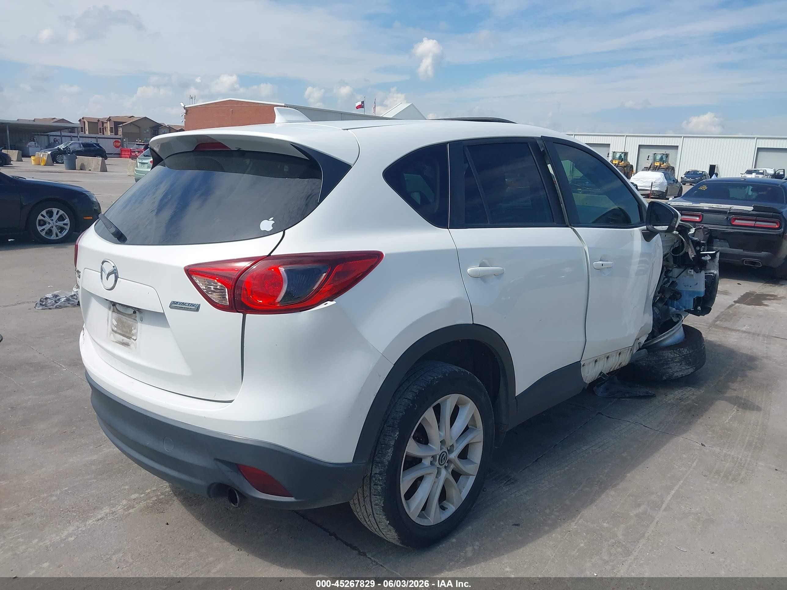 2013 Mazda Cx-5 Grand Touring White vin: JM3KE2DE5D0152123