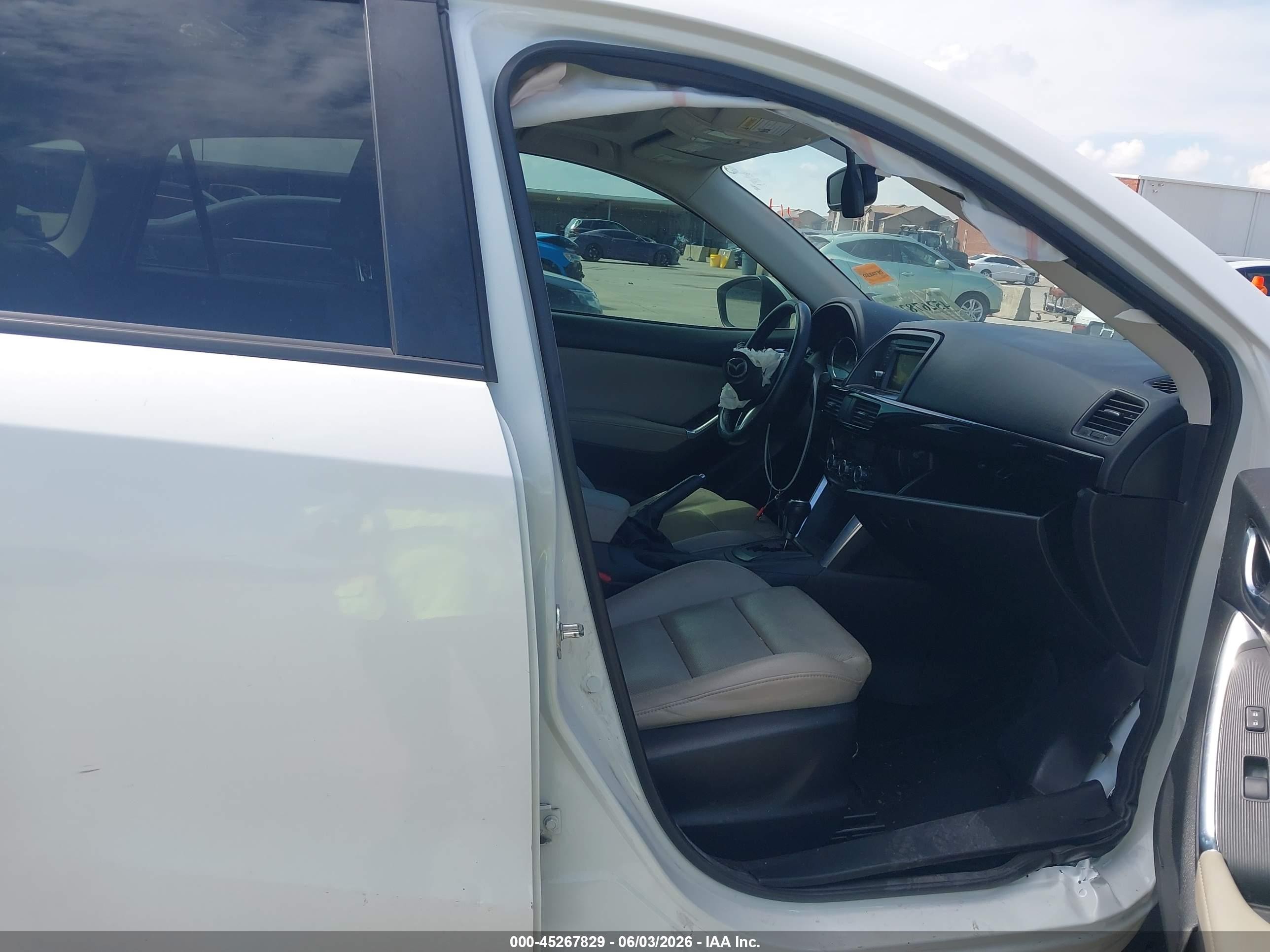 2013 Mazda Cx-5 Grand Touring White vin: JM3KE2DE5D0152123