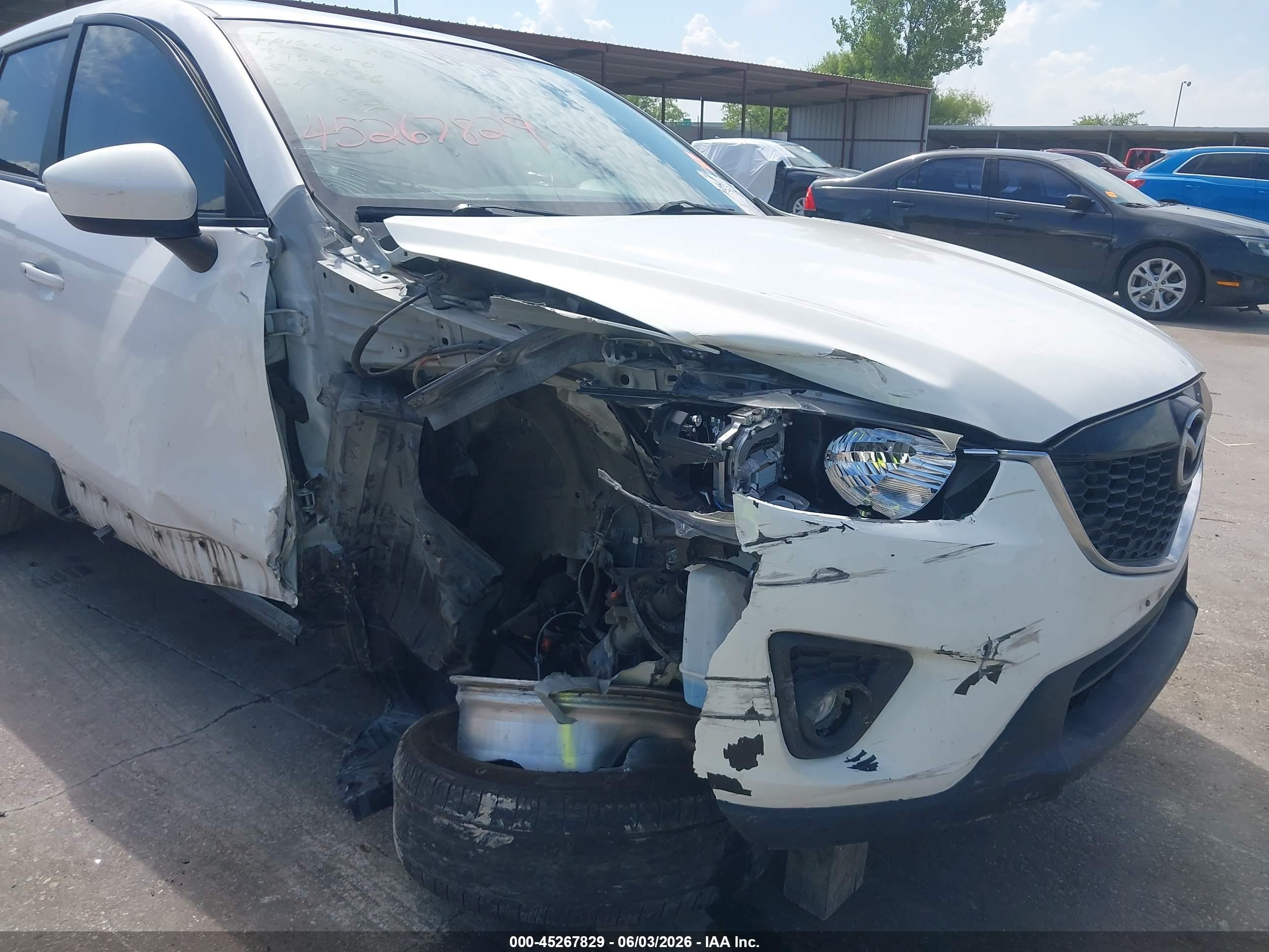 2013 Mazda Cx-5 Grand Touring White vin: JM3KE2DE5D0152123