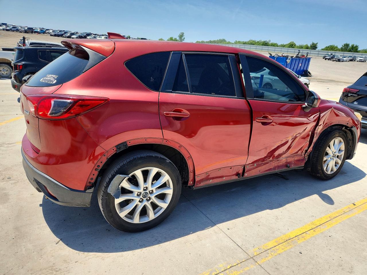 2013 Mazda Cx-5 Gt Красный vin: JM3KE2DE6D0110088