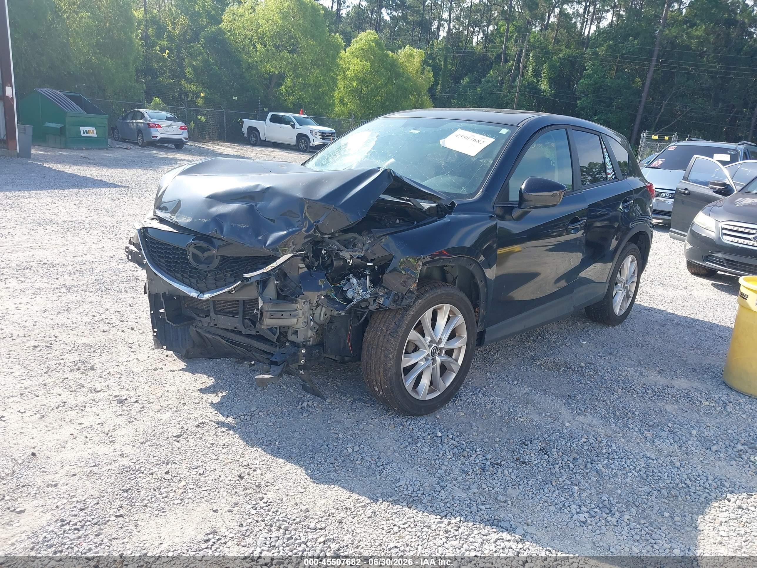 2013 Mazda Cx-5 Grand Touring Black vin: JM3KE2DE8D0108150