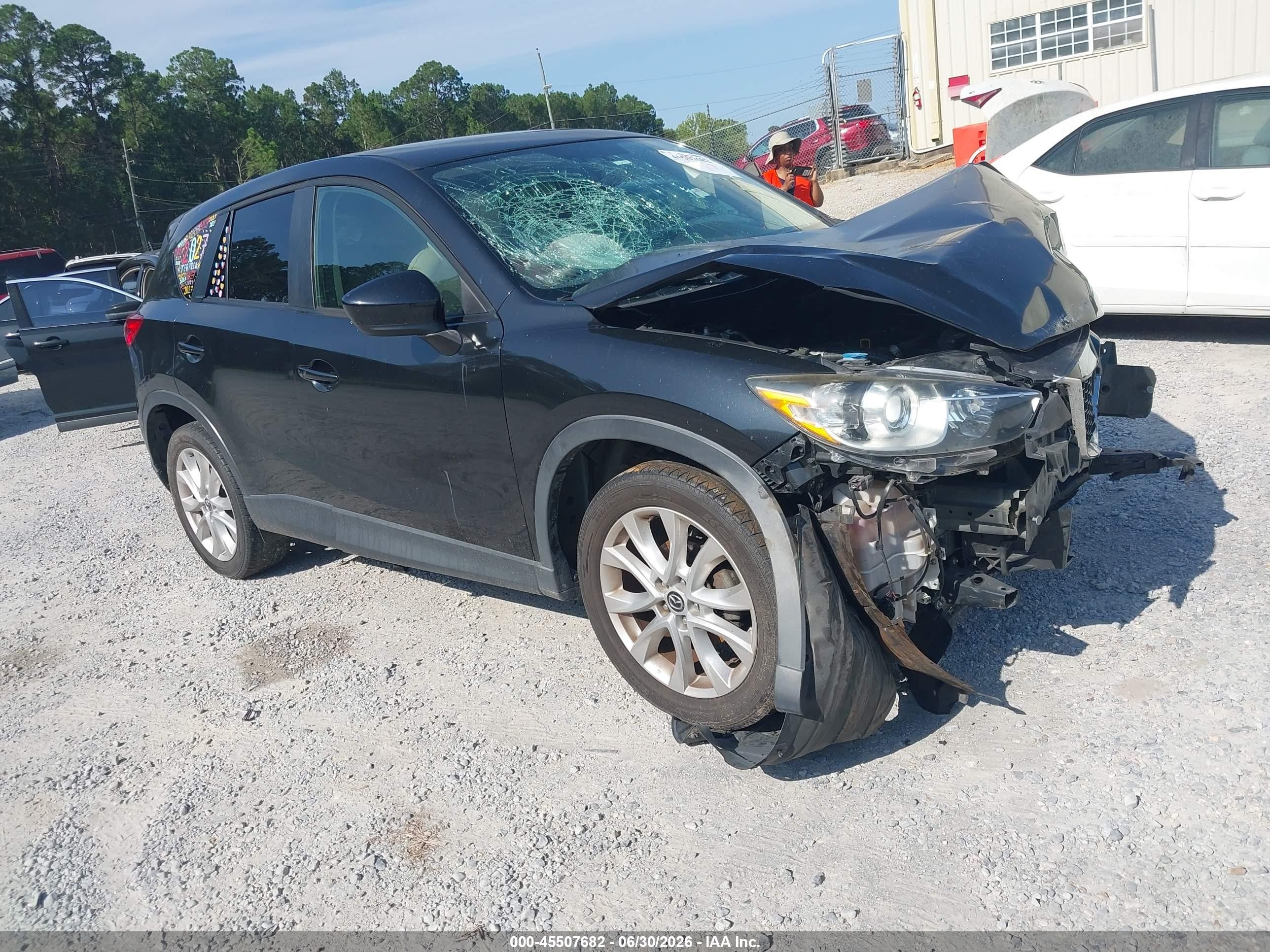 2013 Mazda Cx-5 Grand Touring Black vin: JM3KE2DE8D0108150
