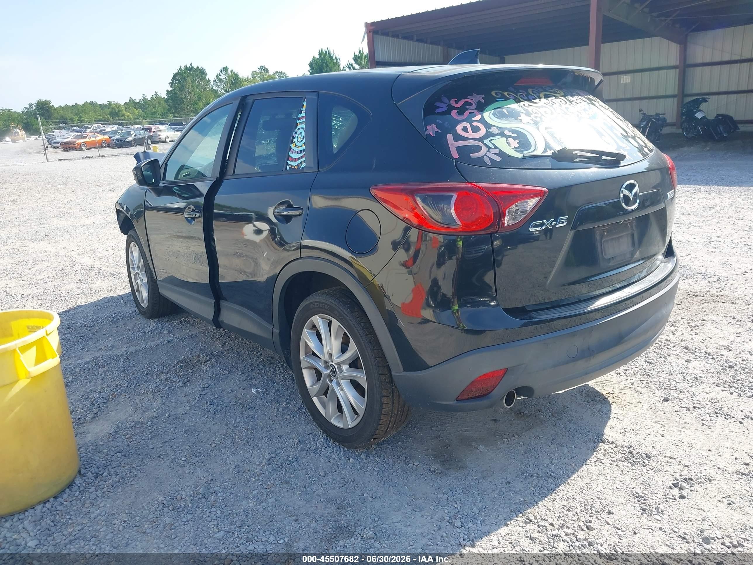 2013 Mazda Cx-5 Grand Touring Black vin: JM3KE2DE8D0108150