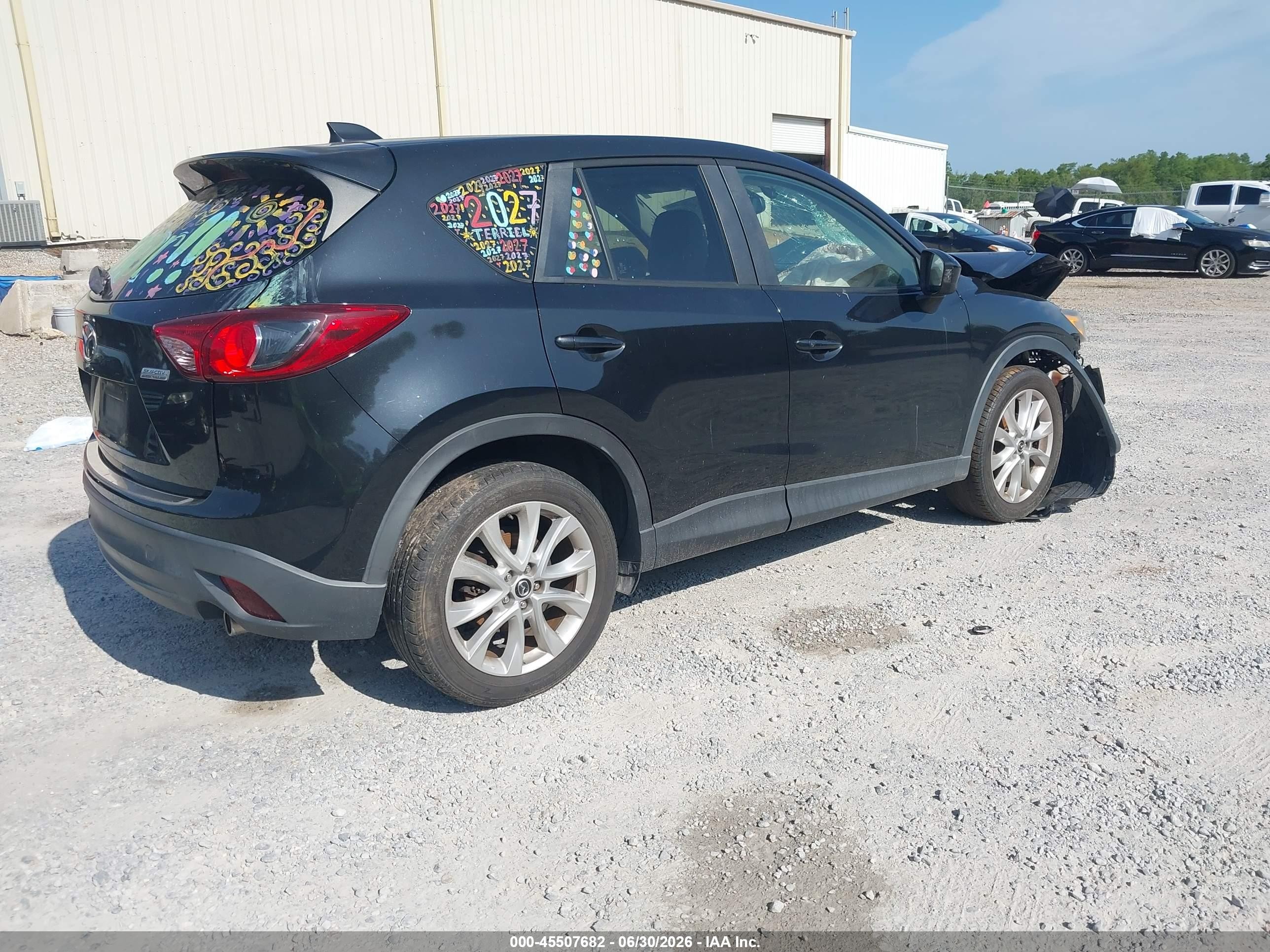 2013 Mazda Cx-5 Grand Touring Black vin: JM3KE2DE8D0108150