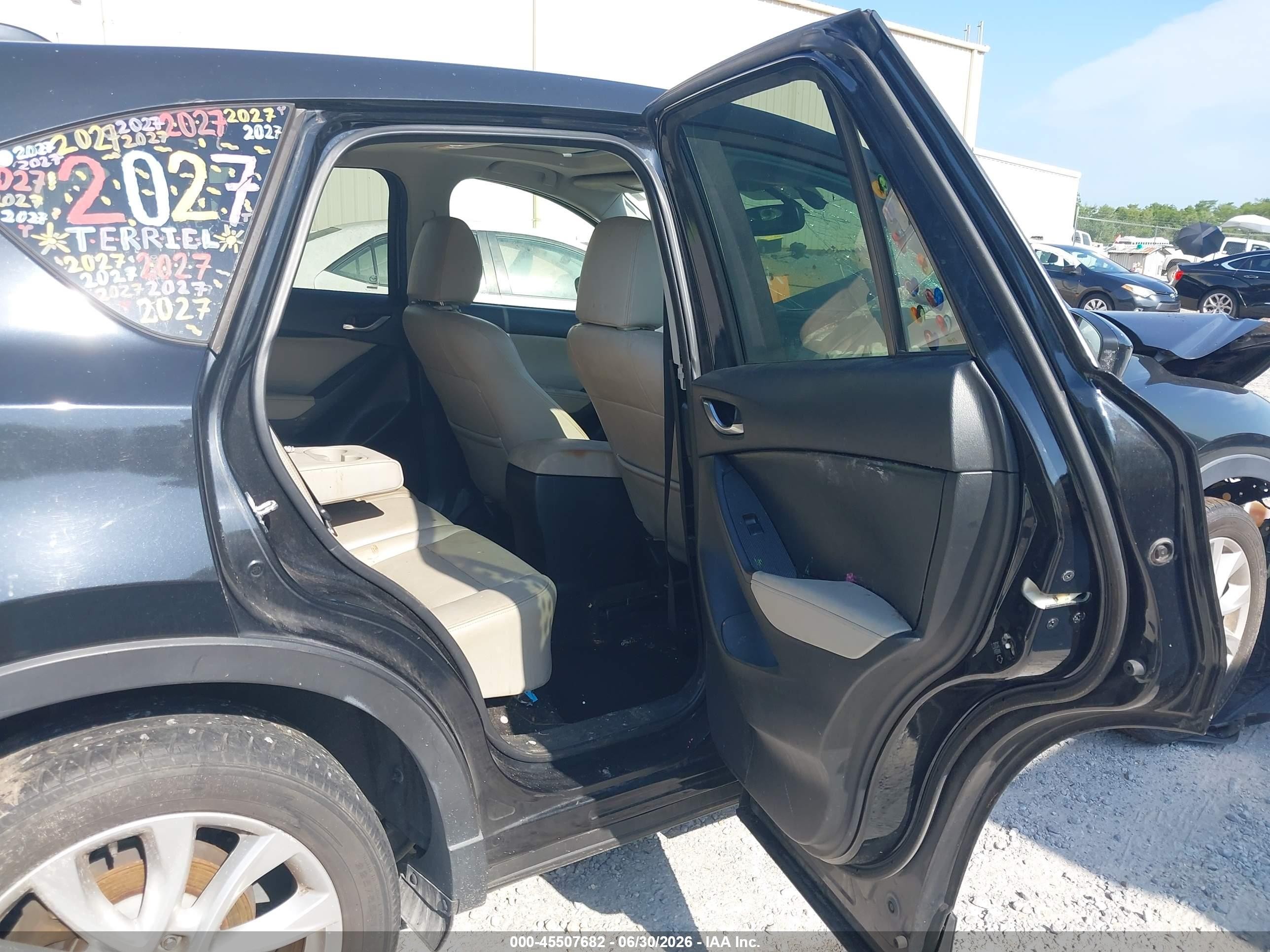 2013 Mazda Cx-5 Grand Touring Black vin: JM3KE2DE8D0108150