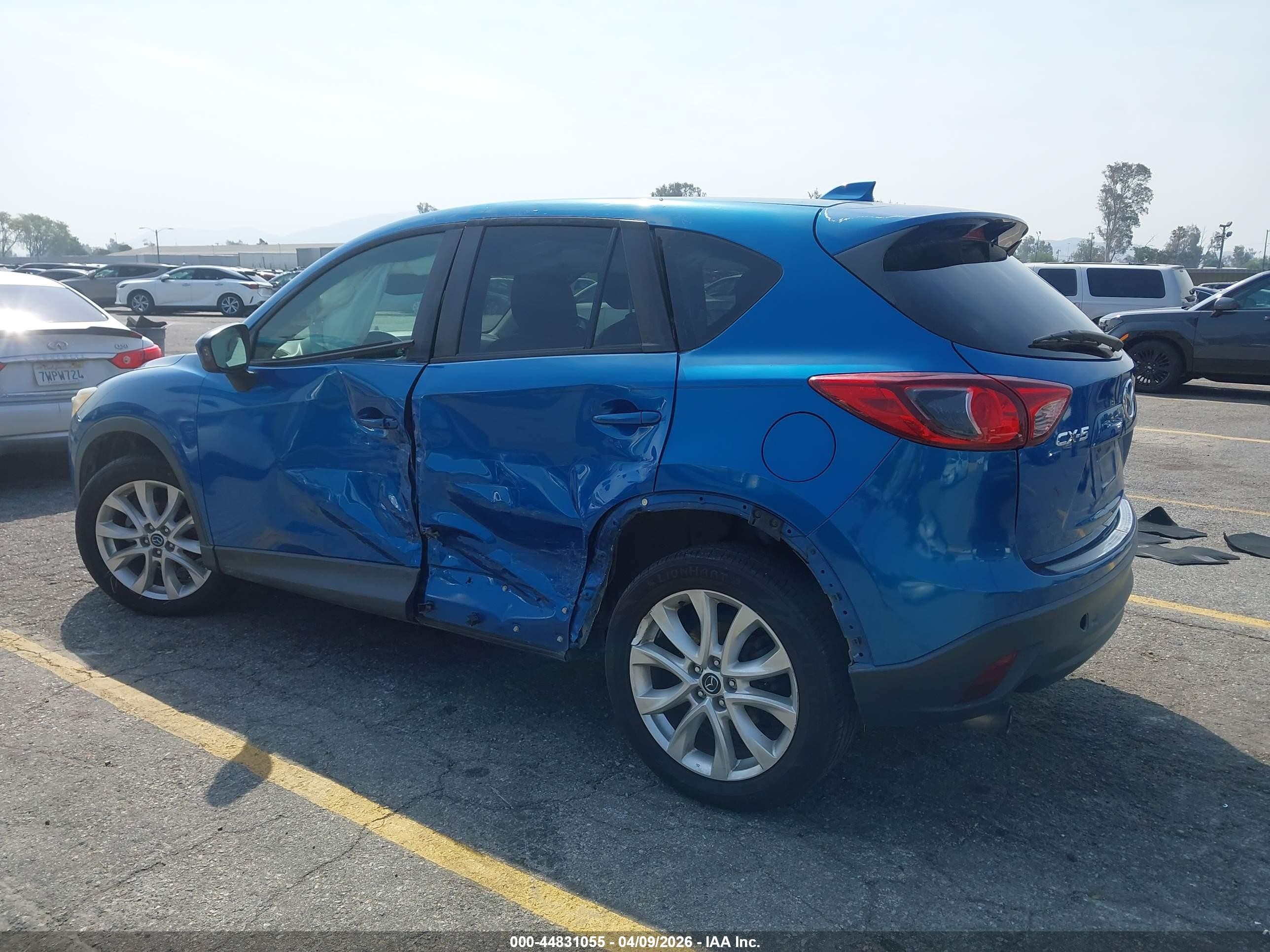 2013 Mazda Cx-5 Grand Touring Blue vin: JM3KE2DE8D0164413