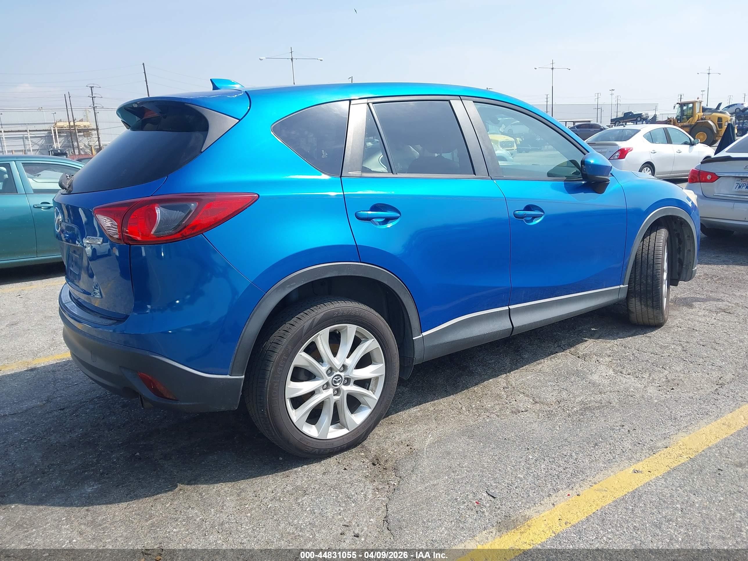 2013 Mazda Cx-5 Grand Touring Blue vin: JM3KE2DE8D0164413