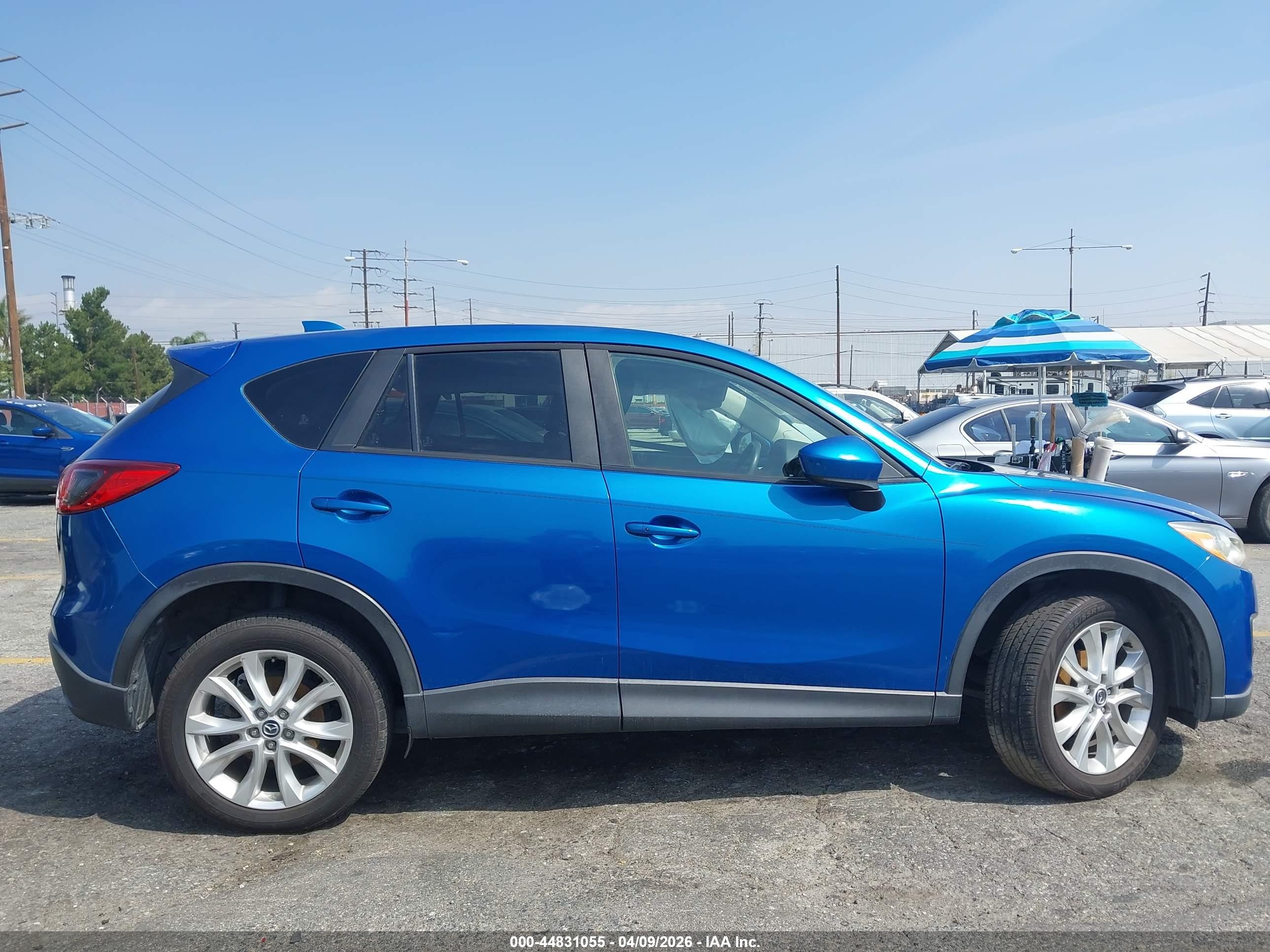 2013 Mazda Cx-5 Grand Touring Blue vin: JM3KE2DE8D0164413