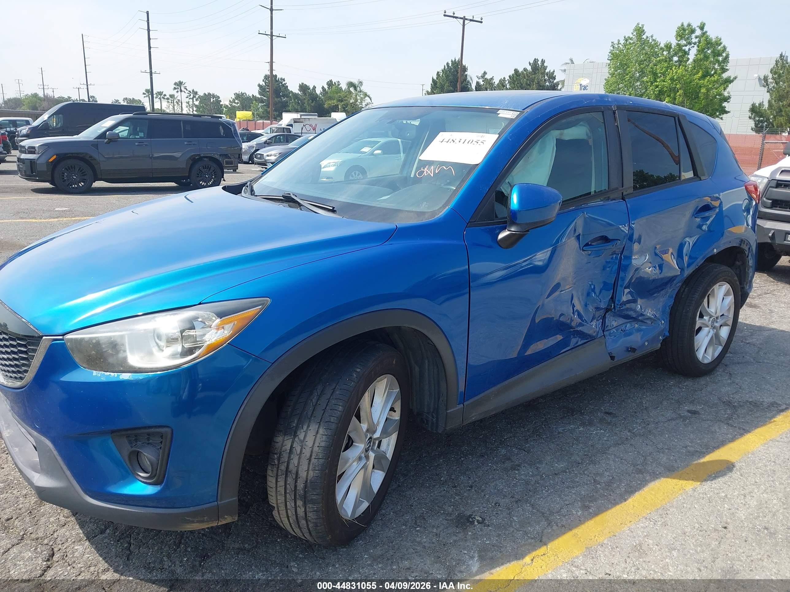 2013 Mazda Cx-5 Grand Touring Blue vin: JM3KE2DE8D0164413