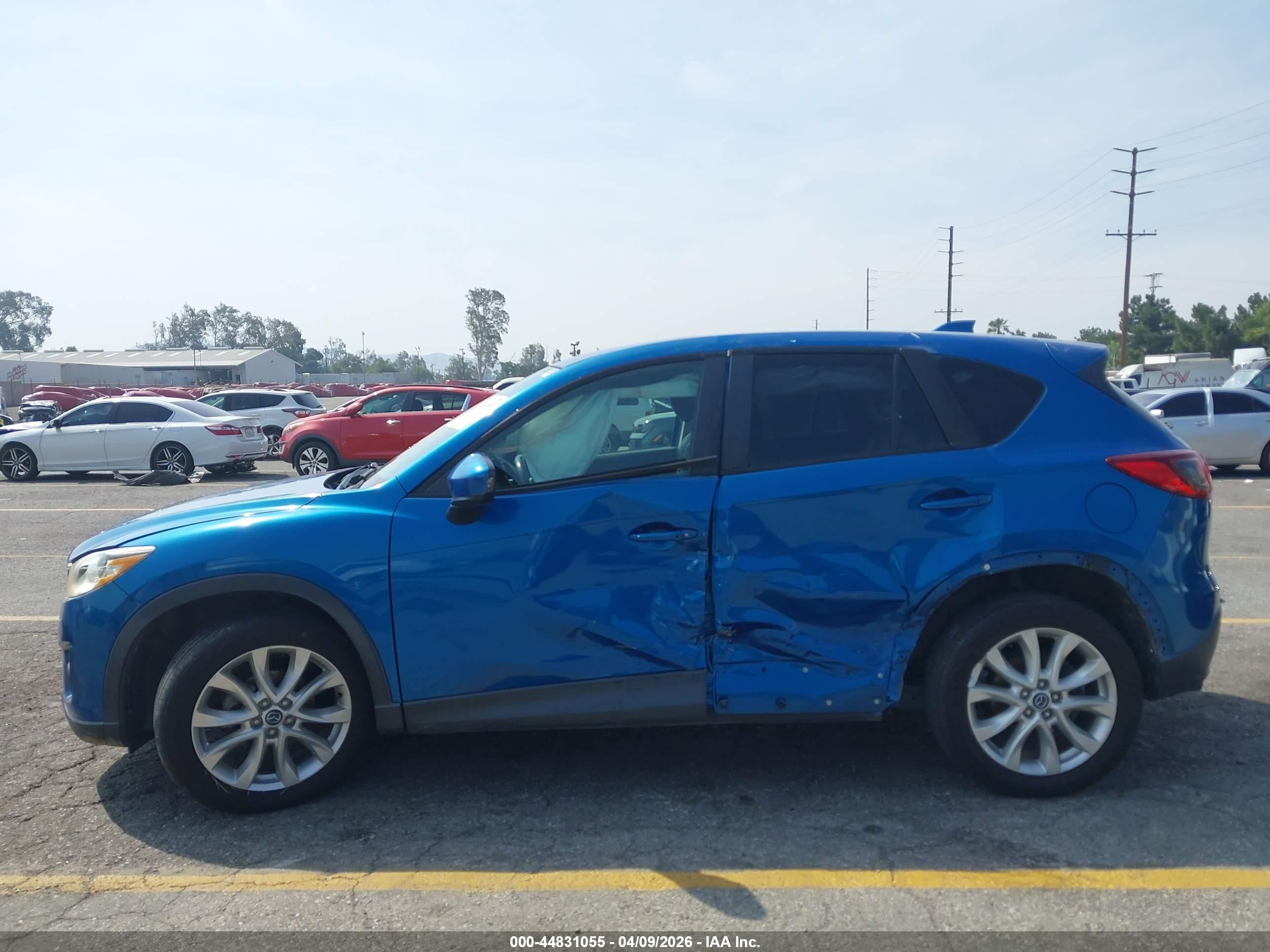 2013 Mazda Cx-5 Grand Touring Blue vin: JM3KE2DE8D0164413