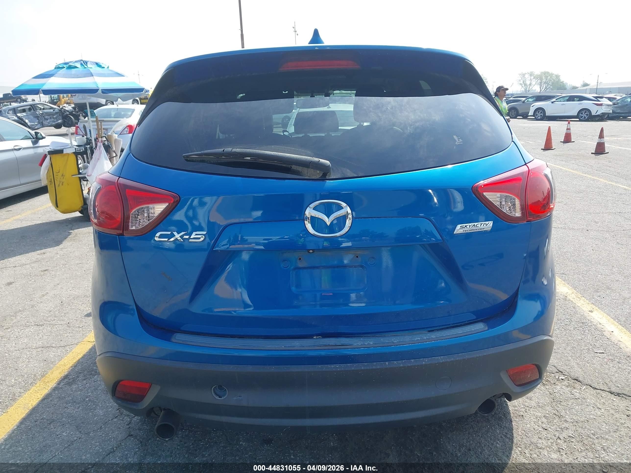 2013 Mazda Cx-5 Grand Touring Blue vin: JM3KE2DE8D0164413