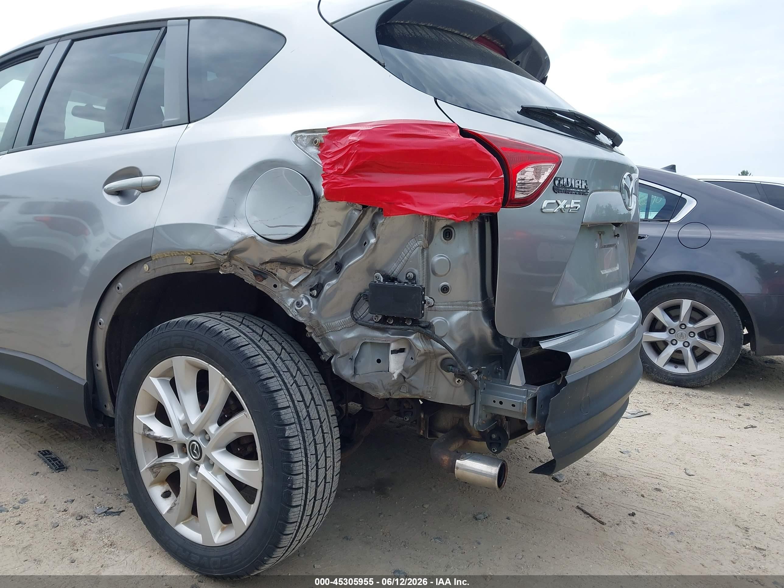 2013 Mazda Cx-5 Grand Touring Серый vin: JM3KE2DE9D0110425