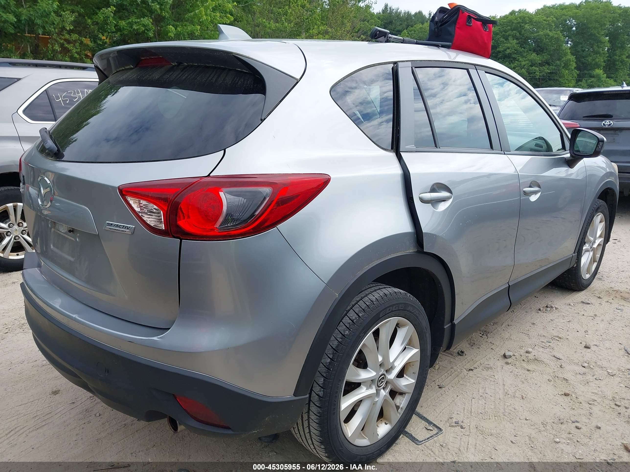 2013 Mazda Cx-5 Grand Touring Серый vin: JM3KE2DE9D0110425