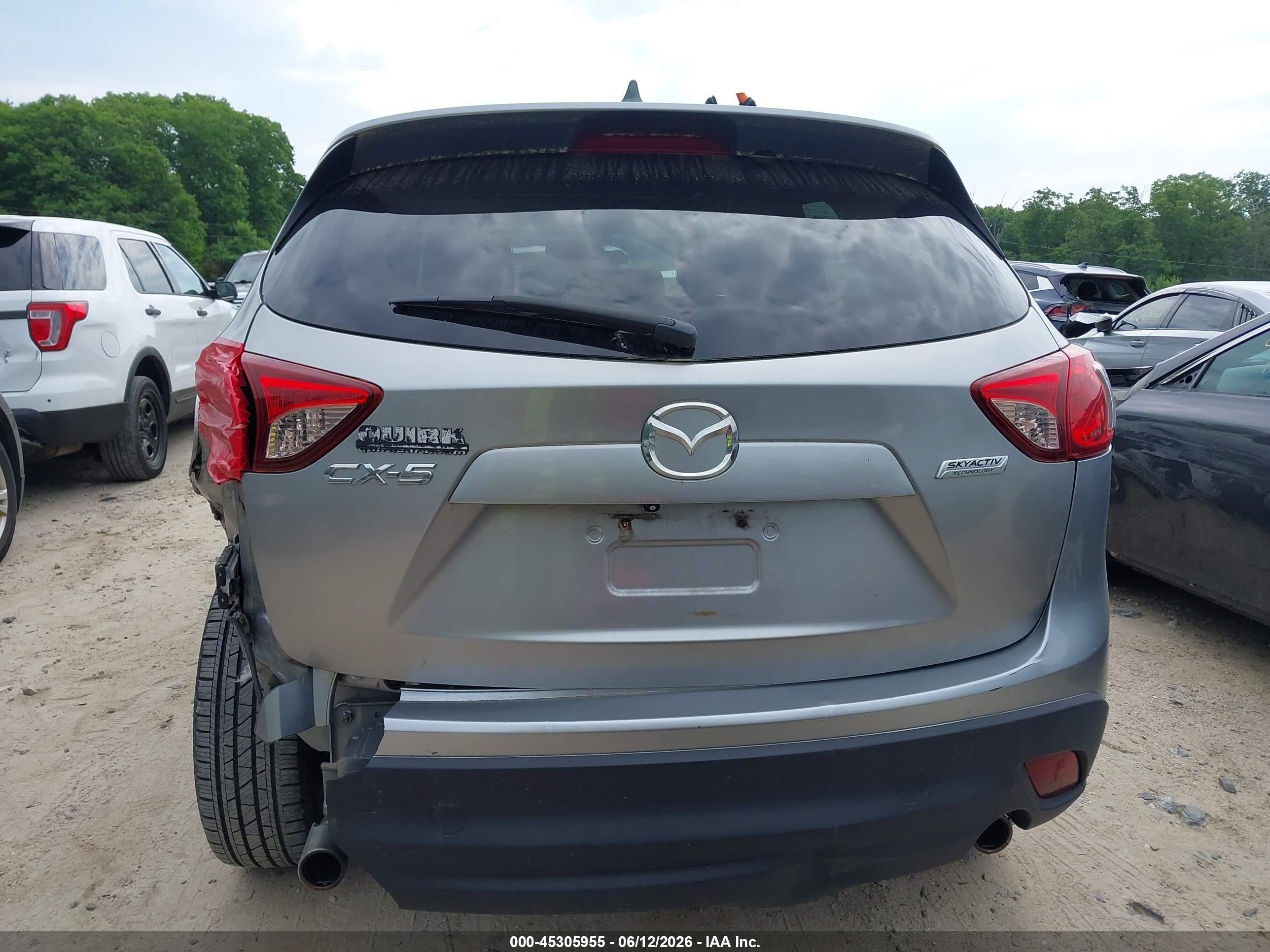 2013 Mazda Cx-5 Grand Touring Серый vin: JM3KE2DE9D0110425