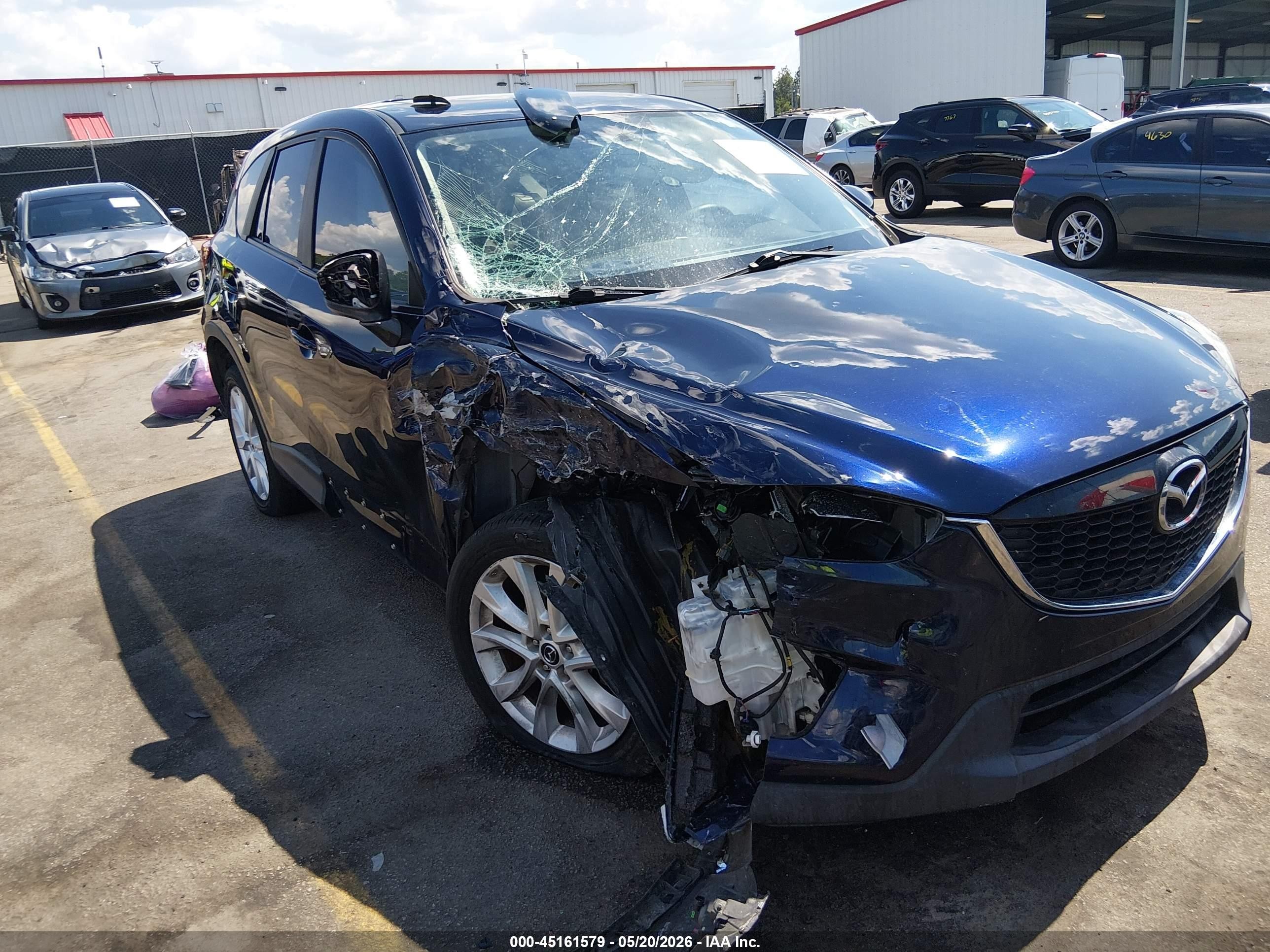 2013 Mazda Cx-5 Grand Touring Blue vin: JM3KE2DE9D0132232