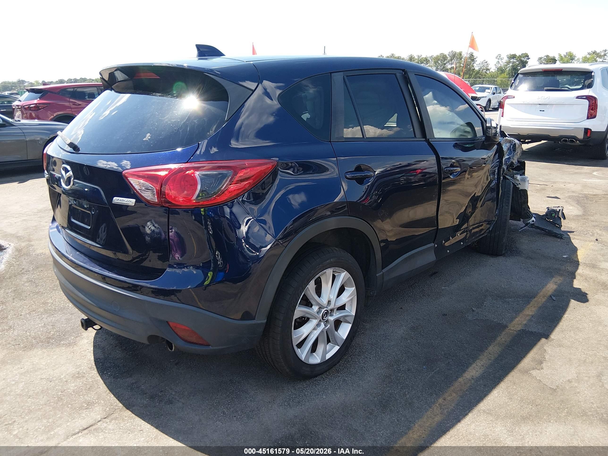 2013 Mazda Cx-5 Grand Touring Blue vin: JM3KE2DE9D0132232