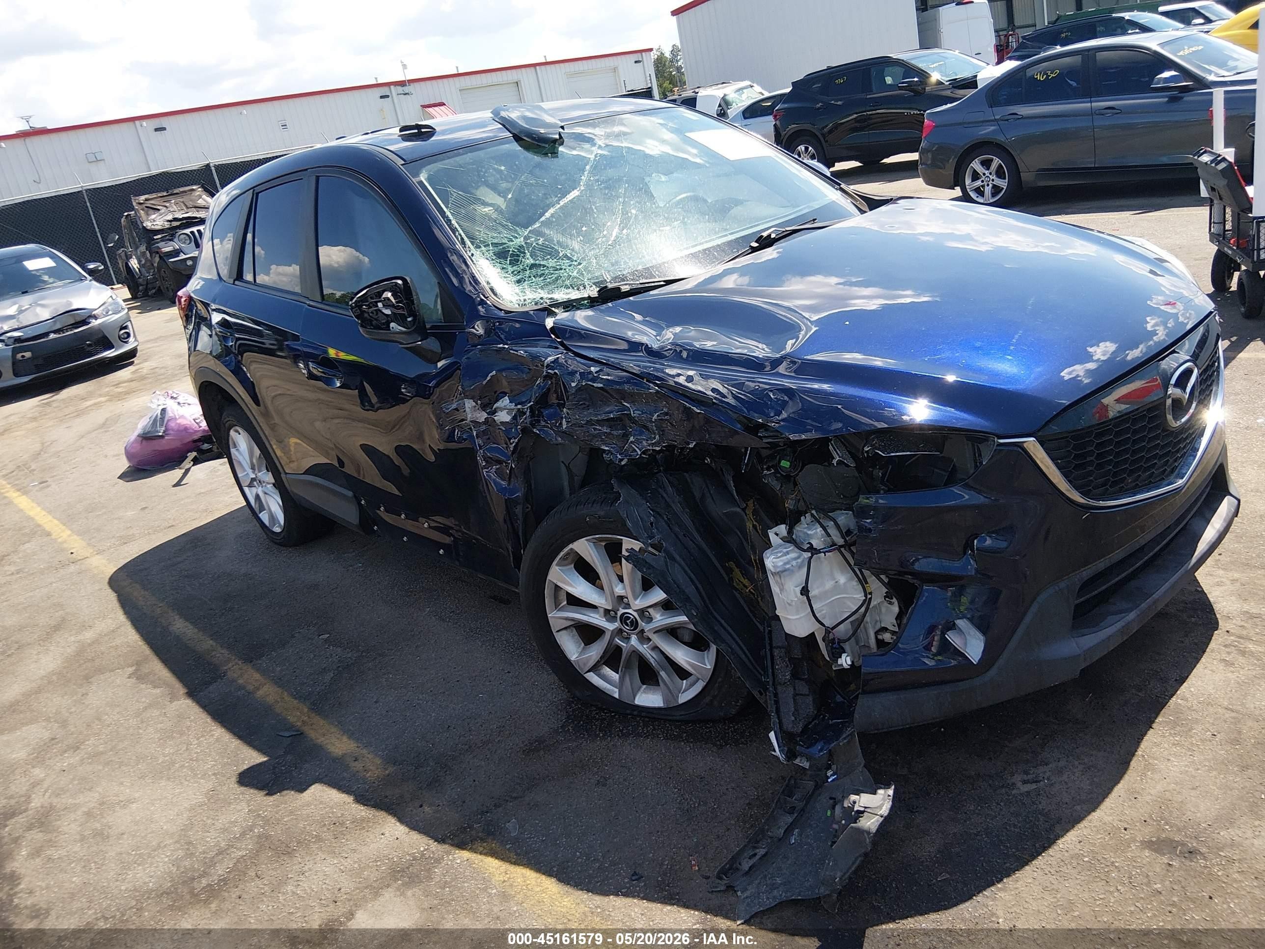 2013 Mazda Cx-5 Grand Touring Blue vin: JM3KE2DE9D0132232