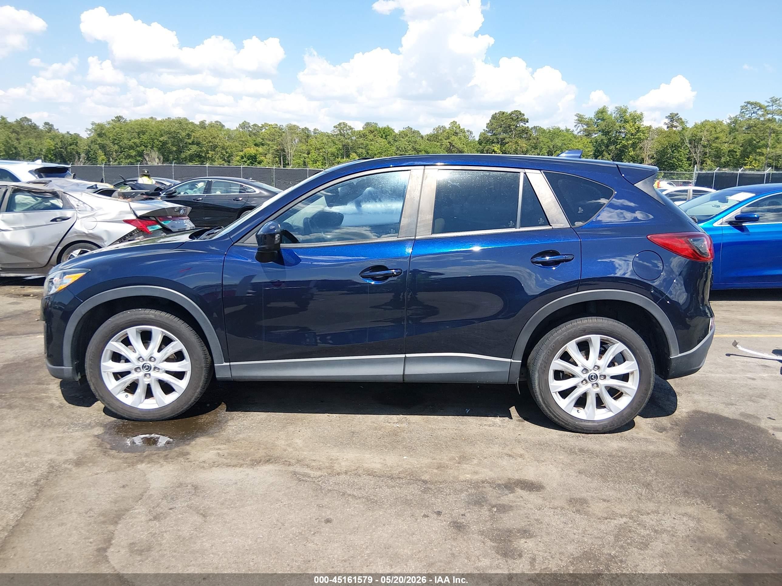 2013 Mazda Cx-5 Grand Touring Blue vin: JM3KE2DE9D0132232