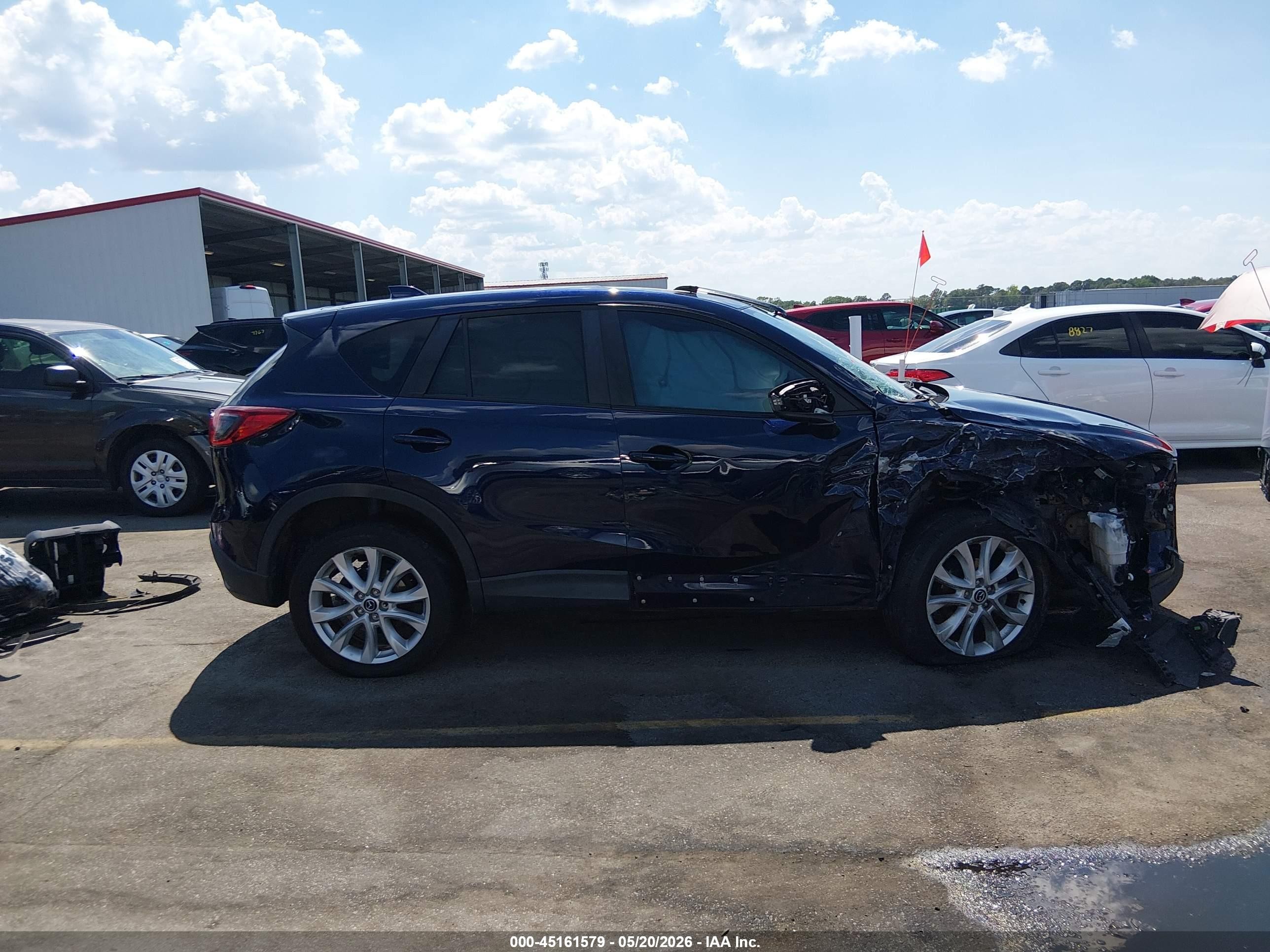 2013 Mazda Cx-5 Grand Touring Blue vin: JM3KE2DE9D0132232
