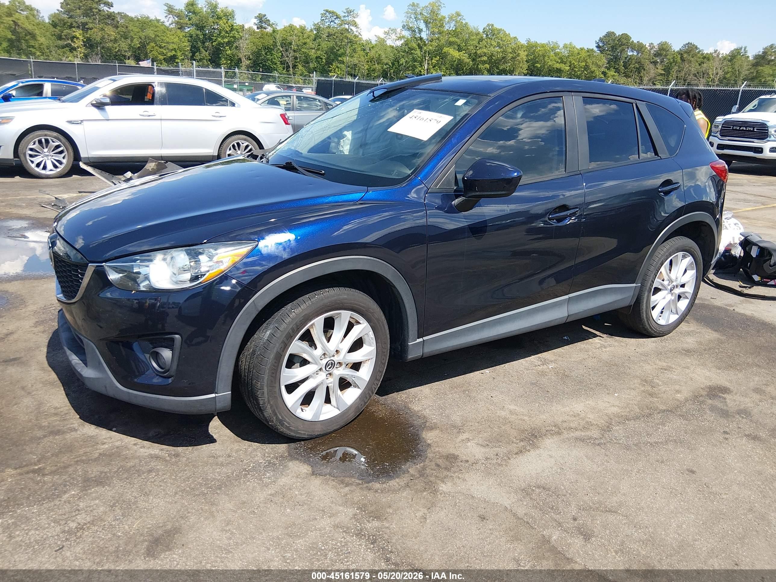 2013 Mazda Cx-5 Grand Touring Blue vin: JM3KE2DE9D0132232