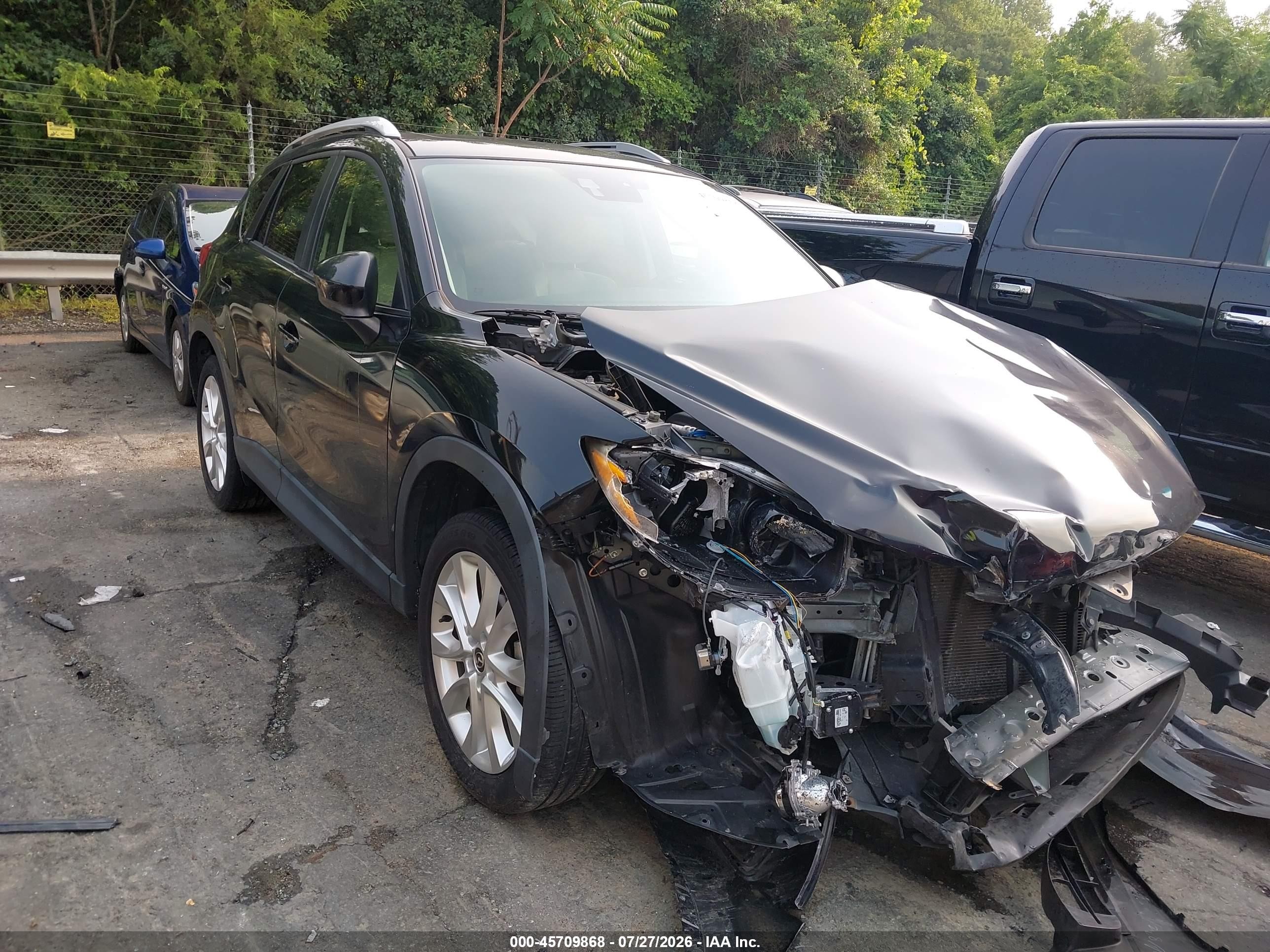 2014 Mazda Cx-5 Grand Touring Black vin: JM3KE2DY0E0304692