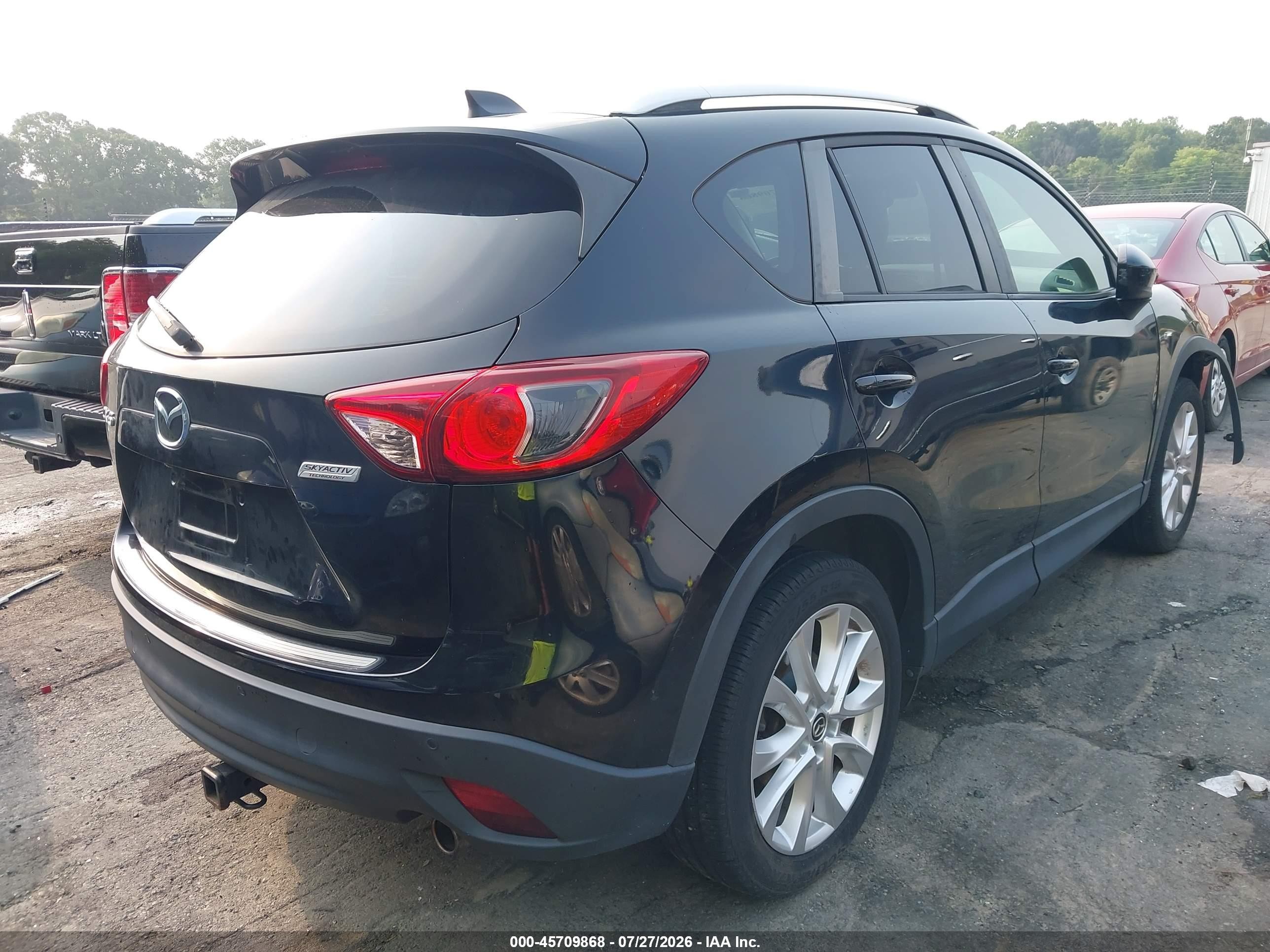 2014 Mazda Cx-5 Grand Touring Black vin: JM3KE2DY0E0304692