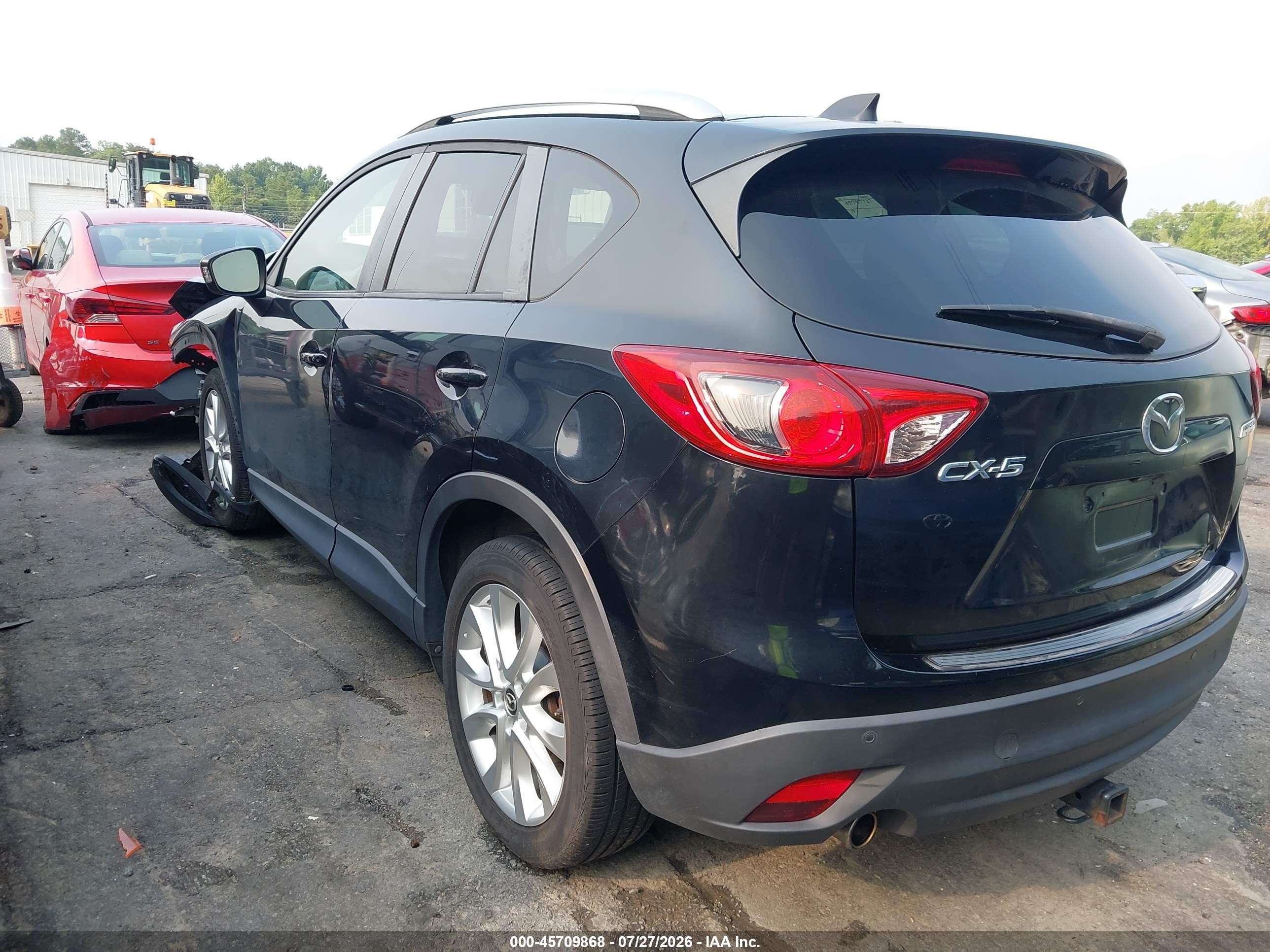2014 Mazda Cx-5 Grand Touring Black vin: JM3KE2DY0E0304692