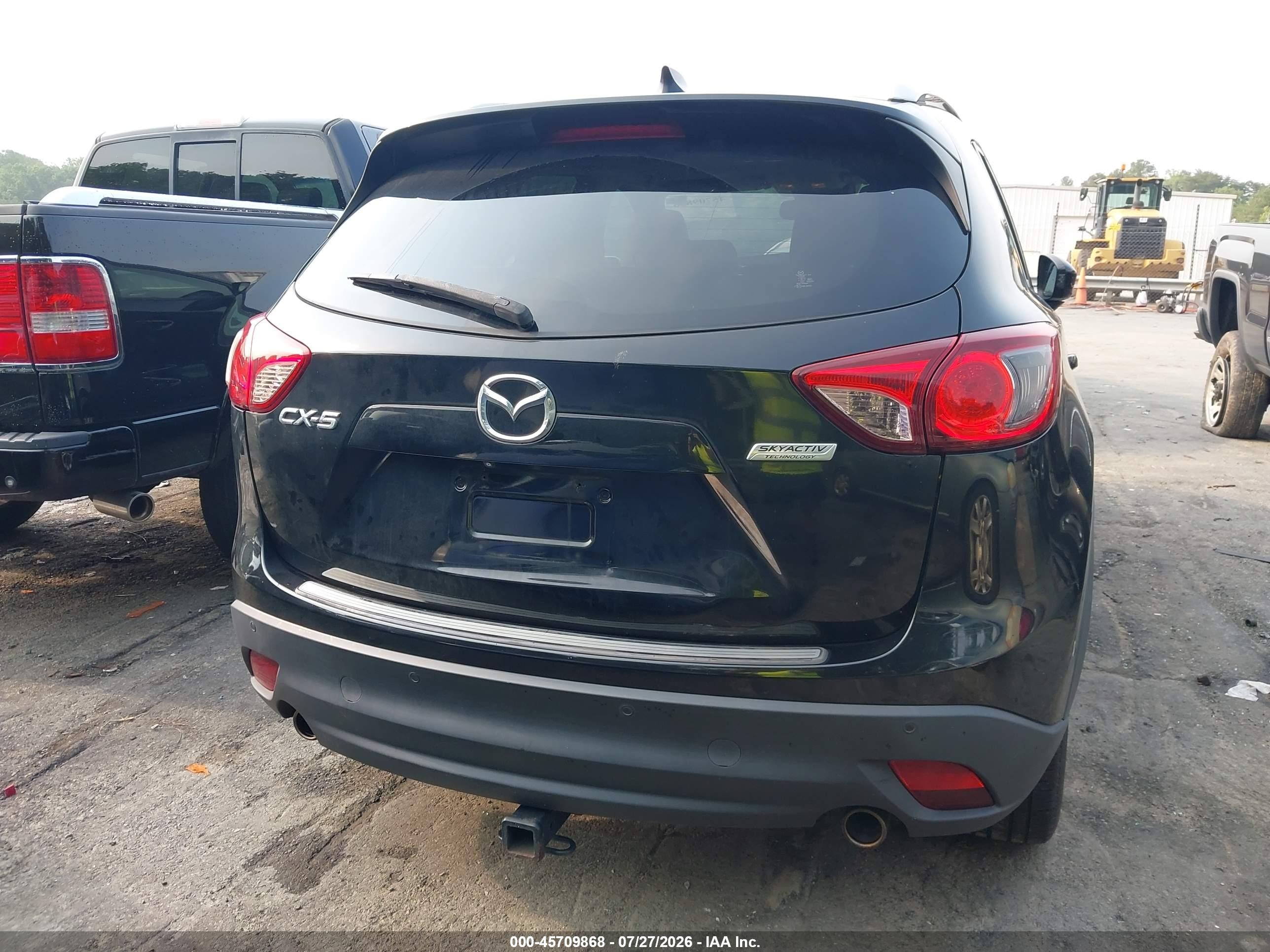 2014 Mazda Cx-5 Grand Touring Black vin: JM3KE2DY0E0304692
