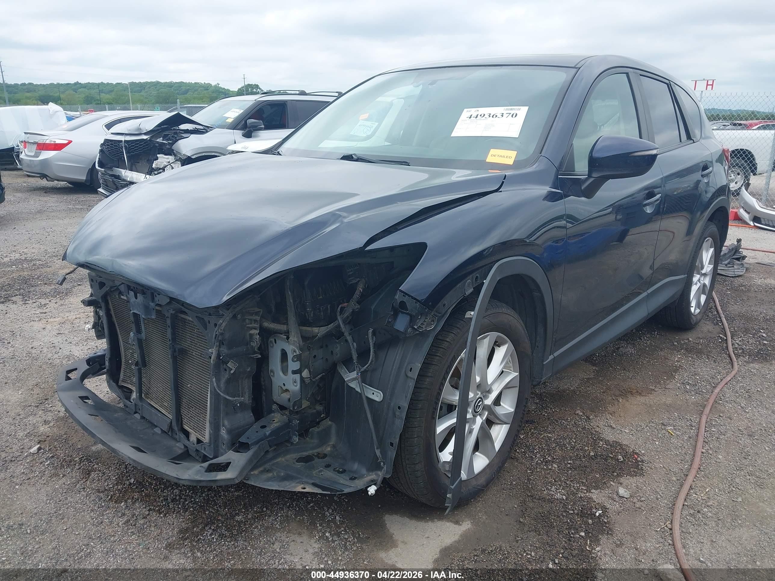 2015 Mazda Cx-5 Grand Touring Blue vin: JM3KE2DY0F0517580