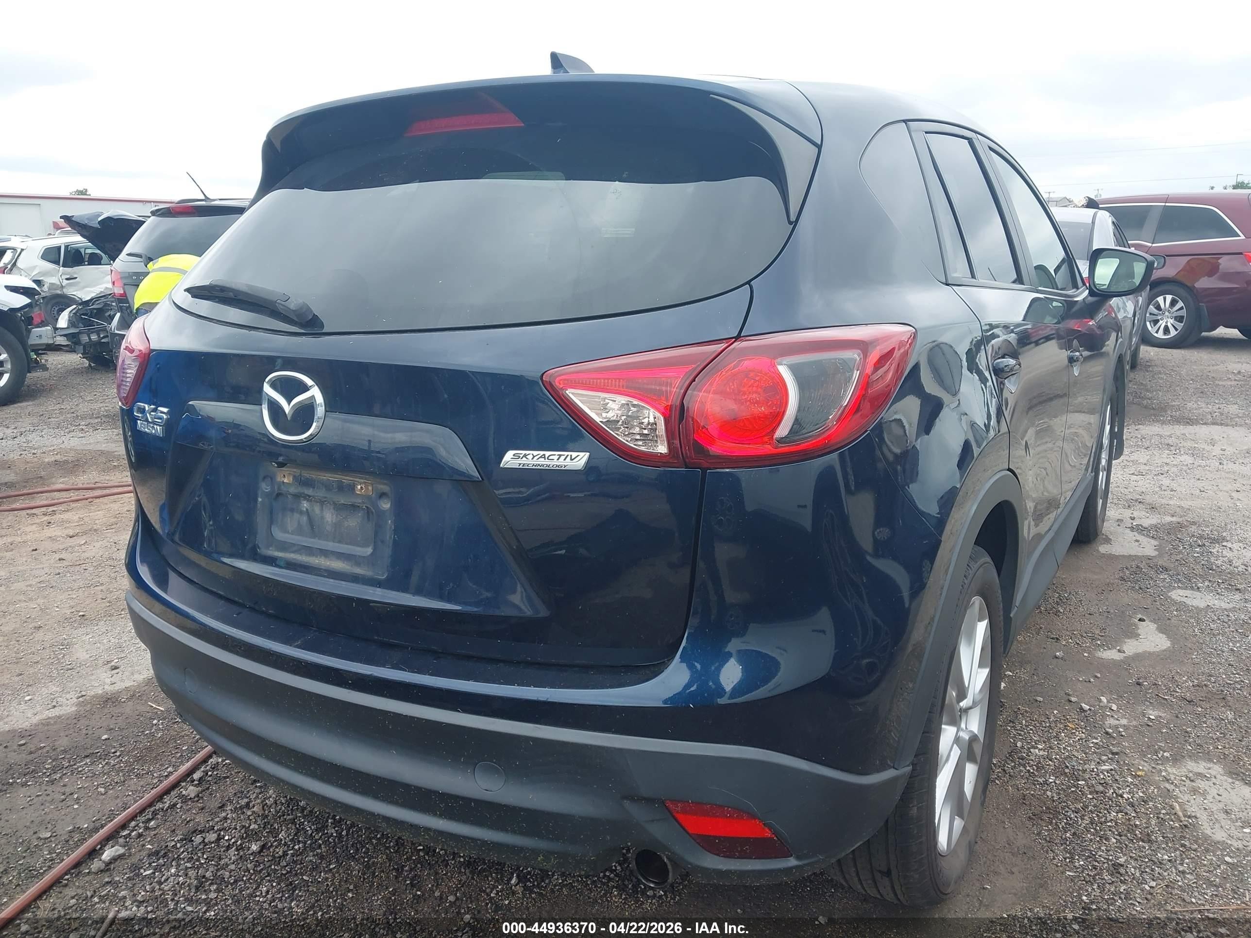 2015 Mazda Cx-5 Grand Touring Blue vin: JM3KE2DY0F0517580