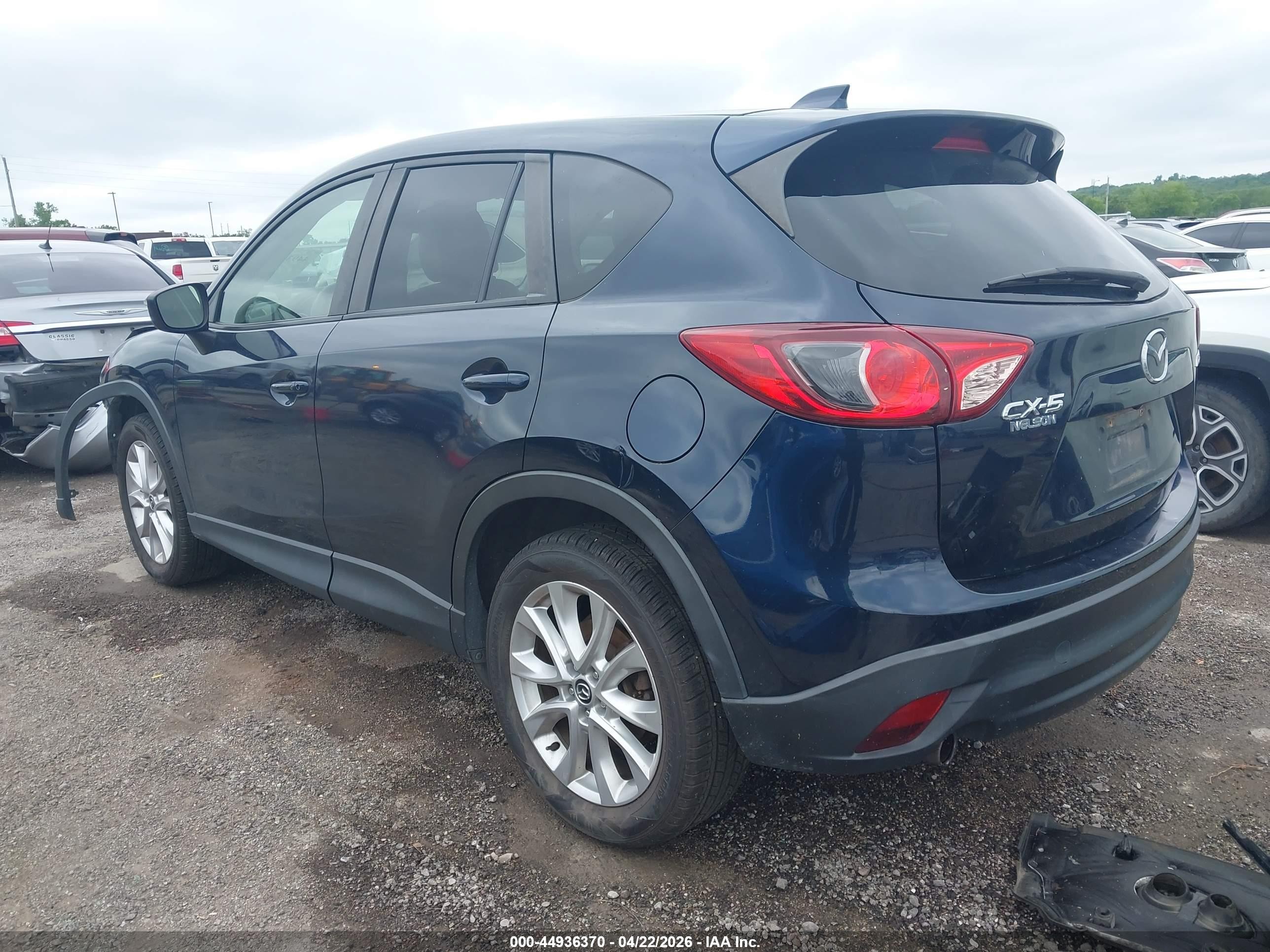 2015 Mazda Cx-5 Grand Touring Blue vin: JM3KE2DY0F0517580
