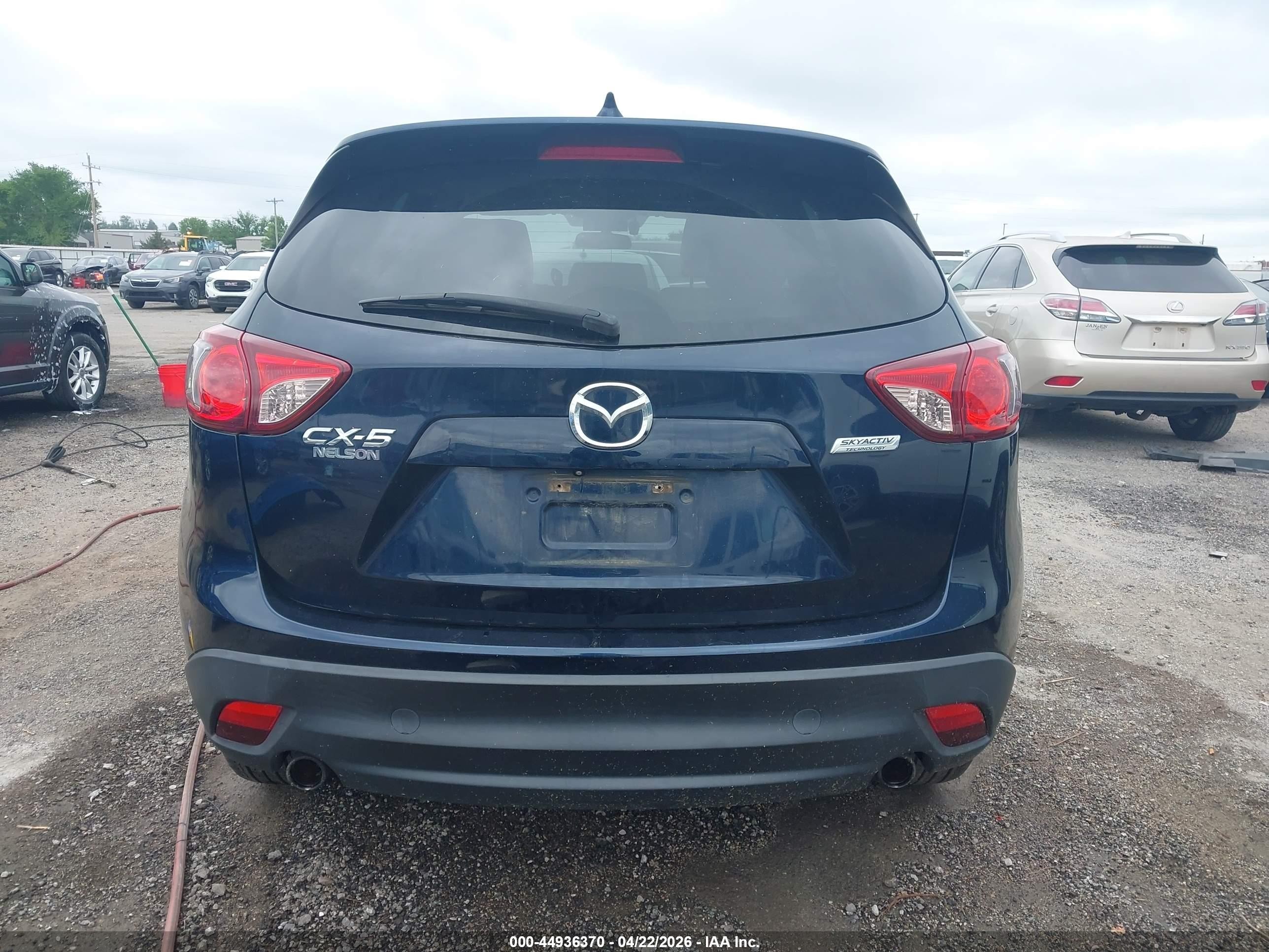 2015 Mazda Cx-5 Grand Touring Blue vin: JM3KE2DY0F0517580
