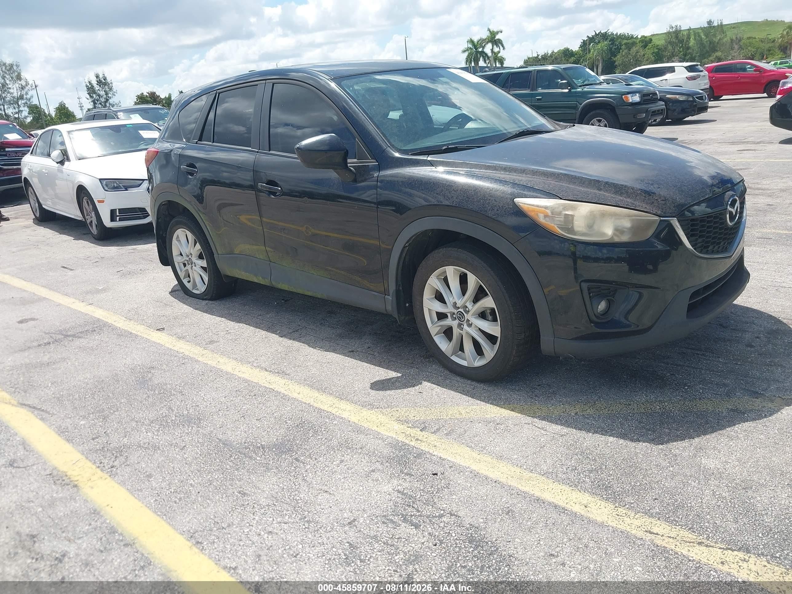 2014 Mazda Cx-5 Grand Touring Черный vin: JM3KE2DY1E0382091
