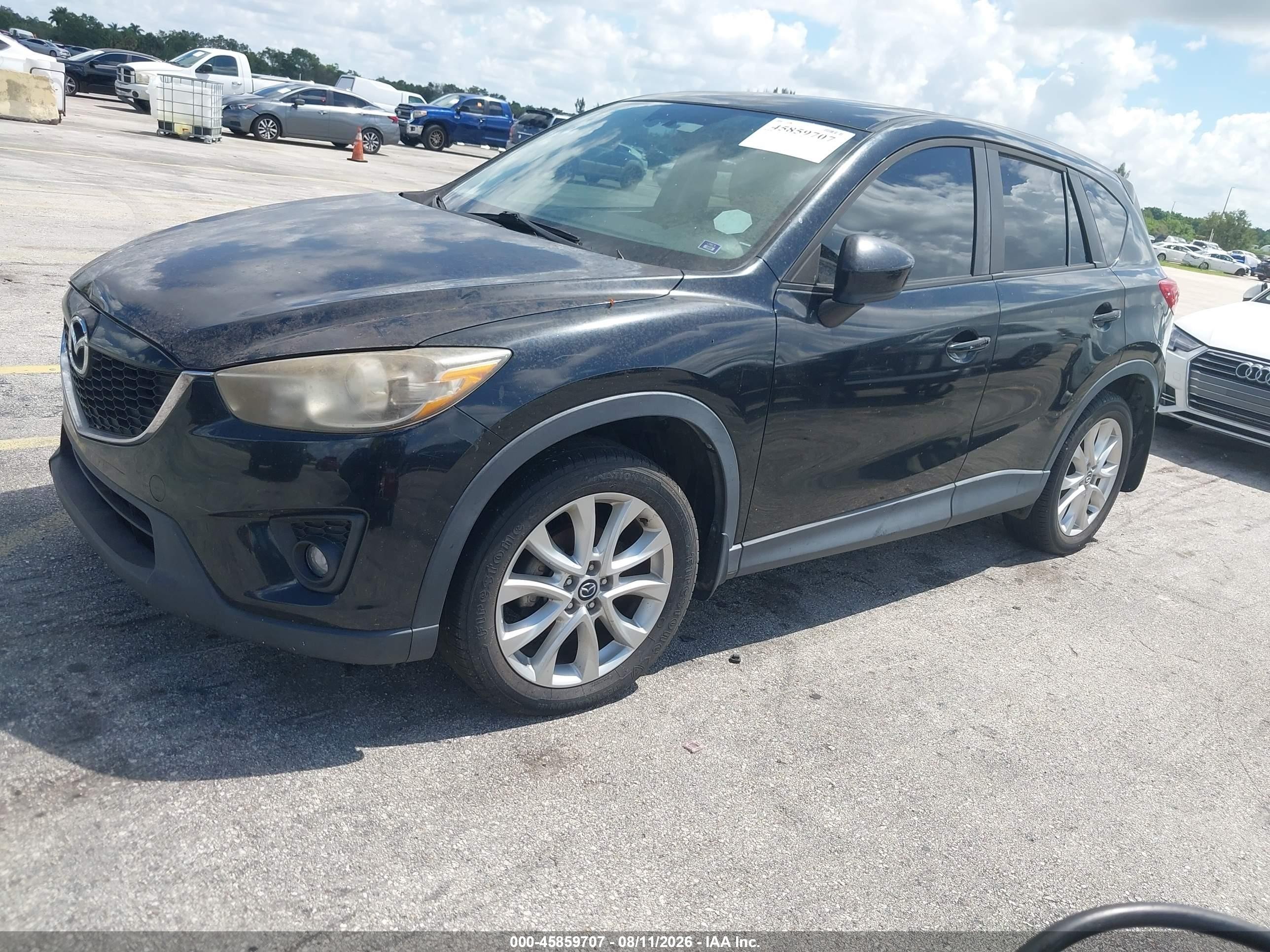 2014 Mazda Cx-5 Grand Touring Черный vin: JM3KE2DY1E0382091