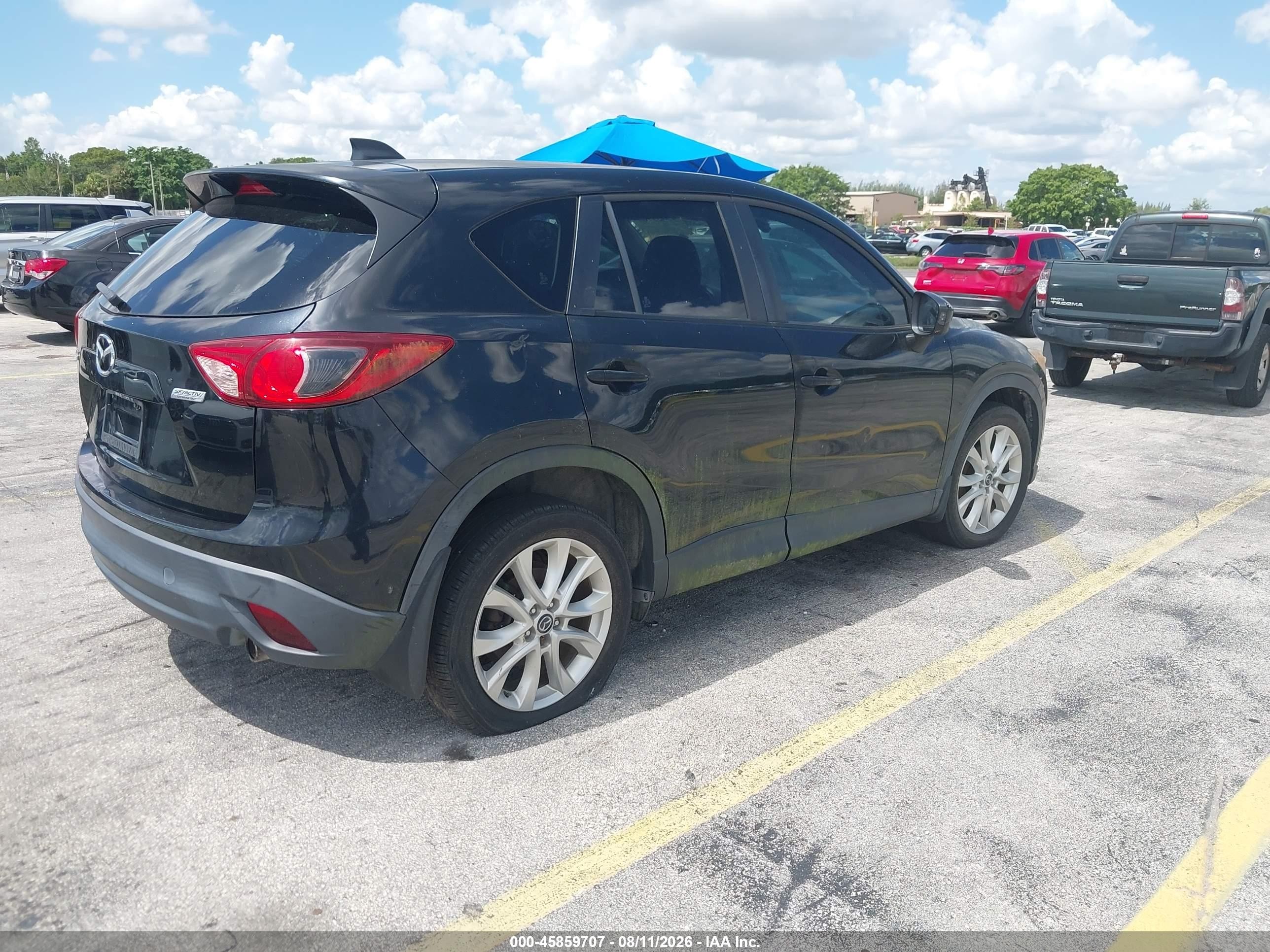 2014 Mazda Cx-5 Grand Touring Черный vin: JM3KE2DY1E0382091