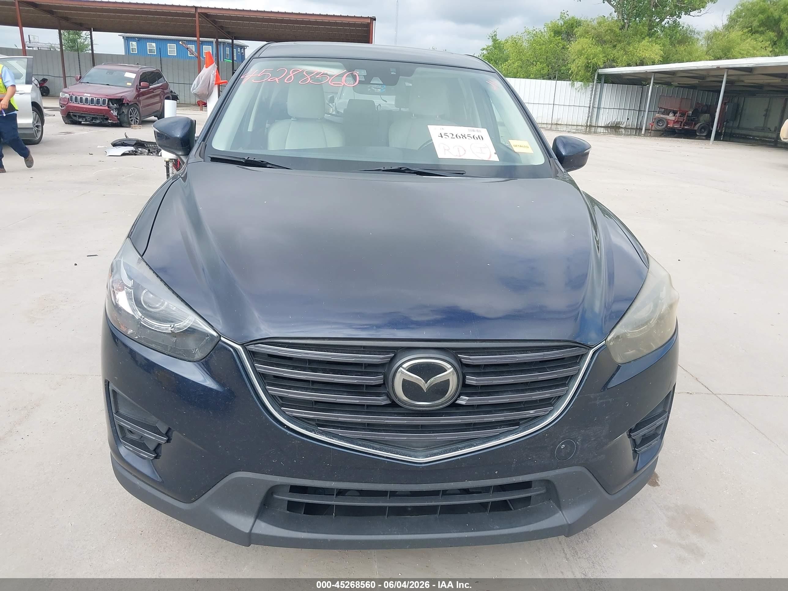 2016 Mazda Cx-5 Grand Touring Blue vin: JM3KE2DY1G0623991
