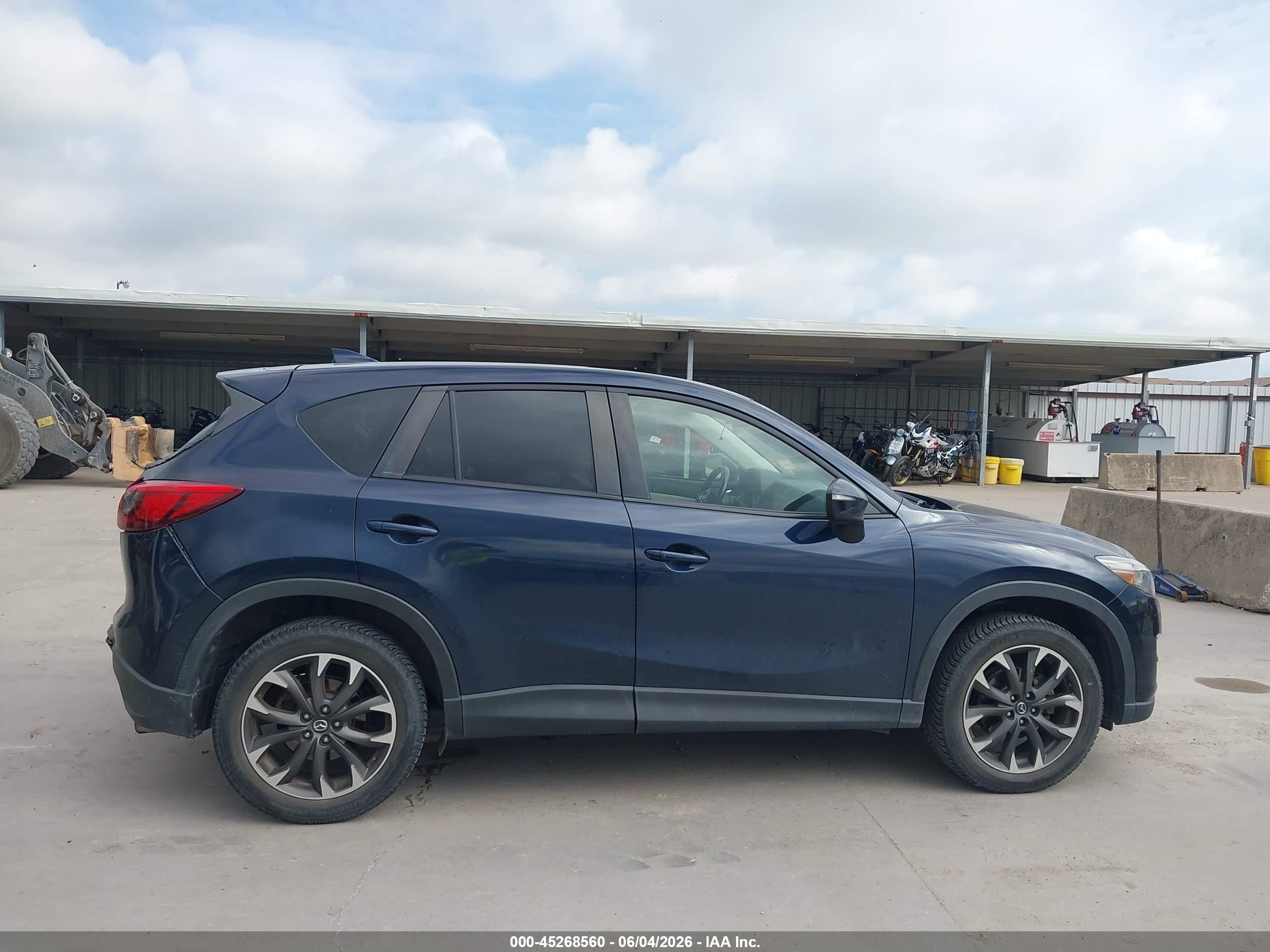 2016 Mazda Cx-5 Grand Touring Blue vin: JM3KE2DY1G0623991