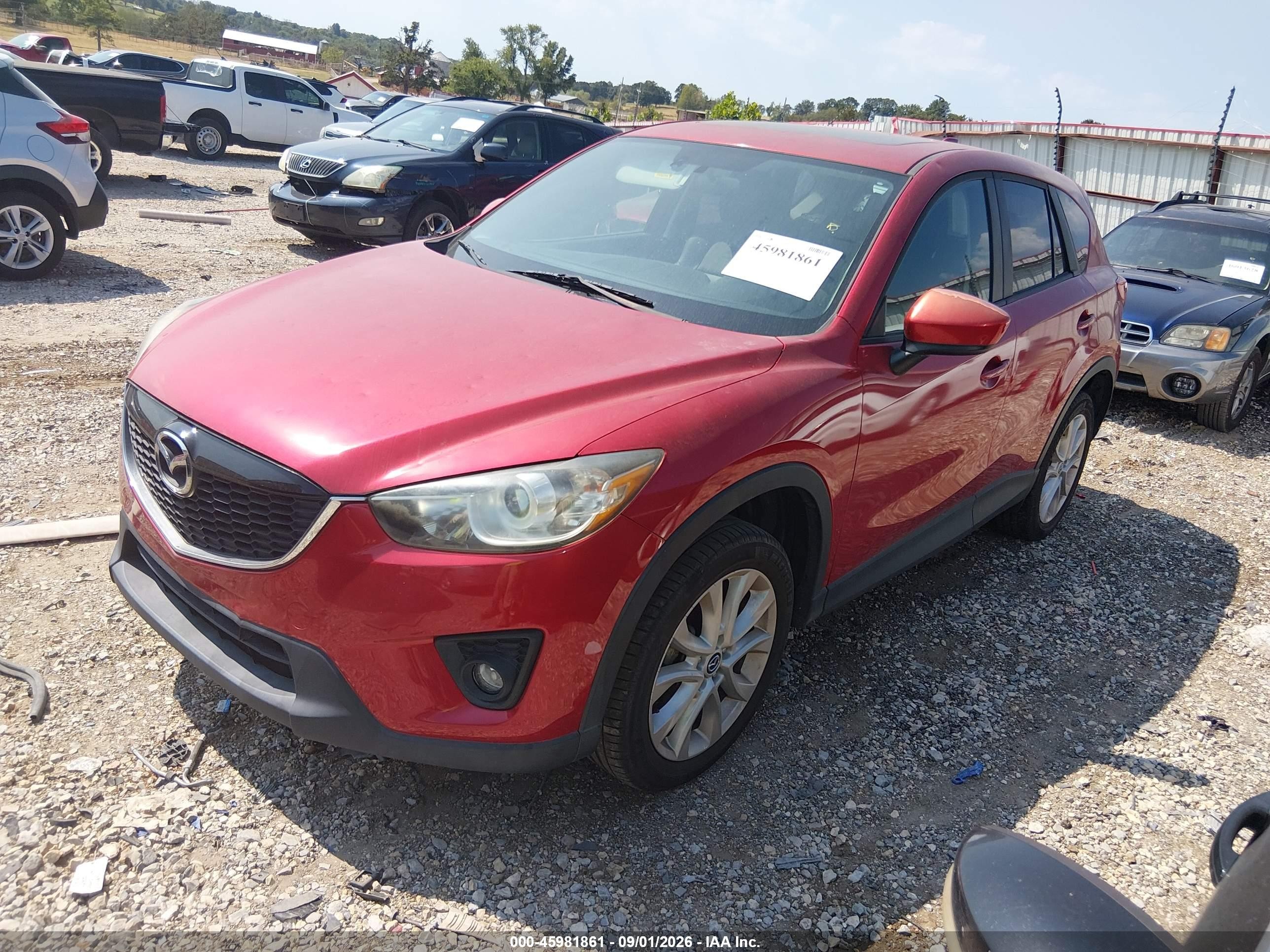 2014 Mazda Cx-5 Grand Touring Red vin: JM3KE2DY2E0333966