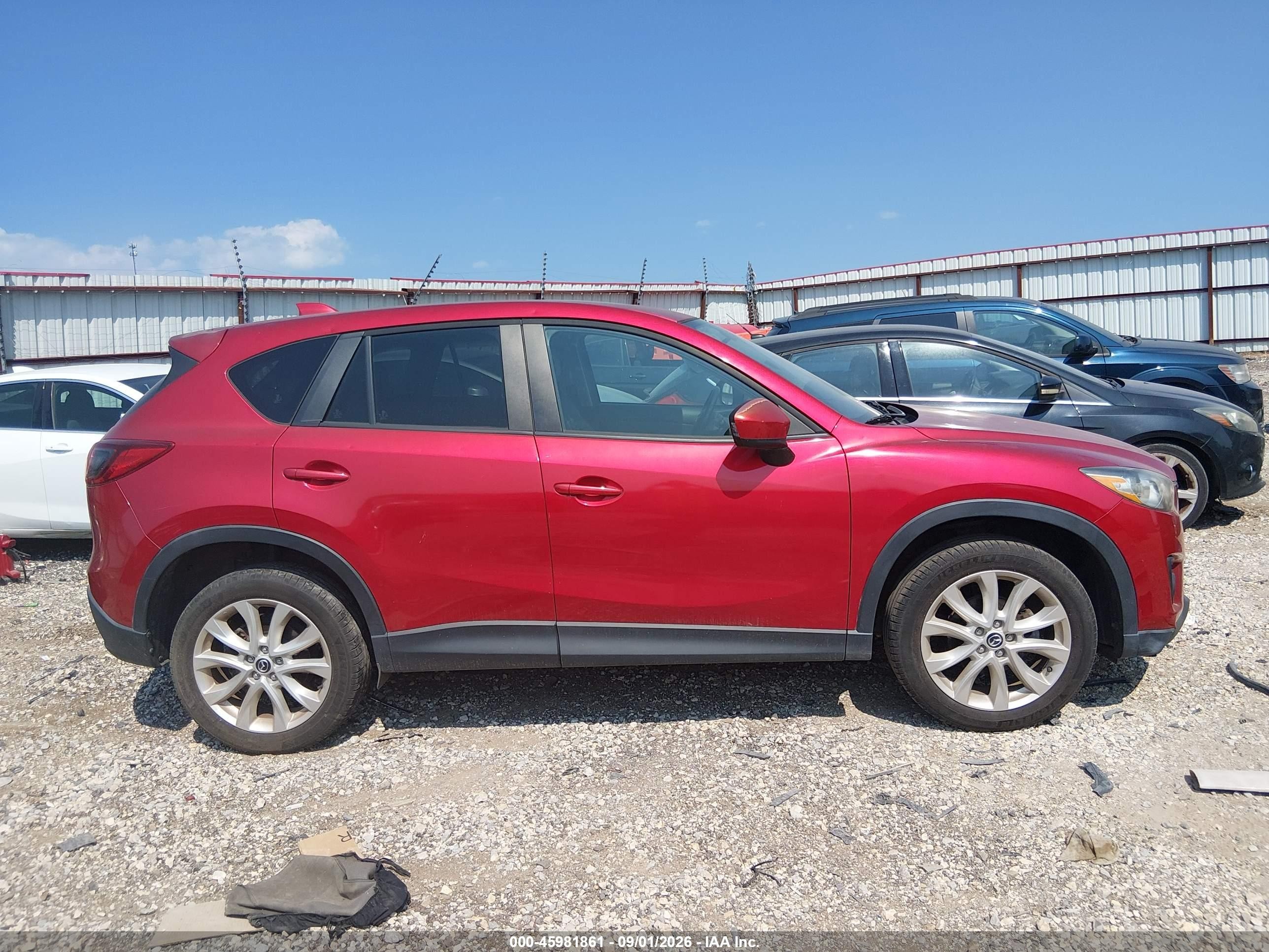 2014 Mazda Cx-5 Grand Touring Red vin: JM3KE2DY2E0333966