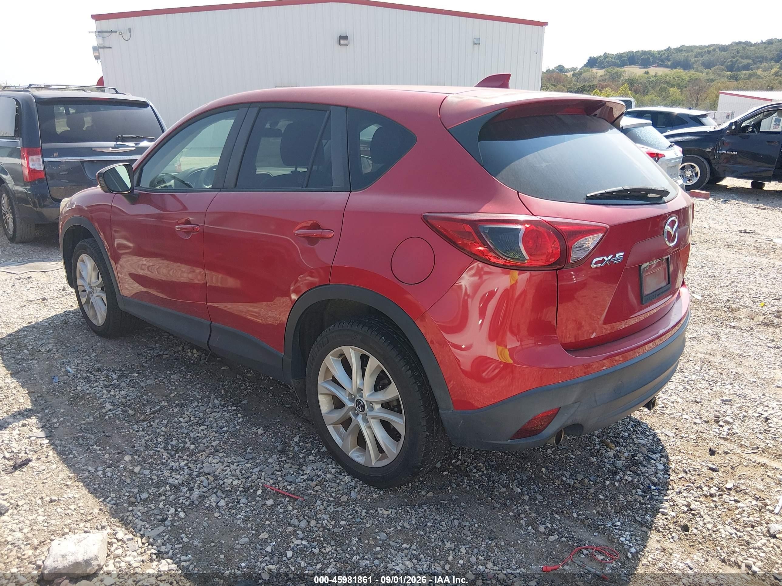 2014 Mazda Cx-5 Grand Touring Red vin: JM3KE2DY2E0333966