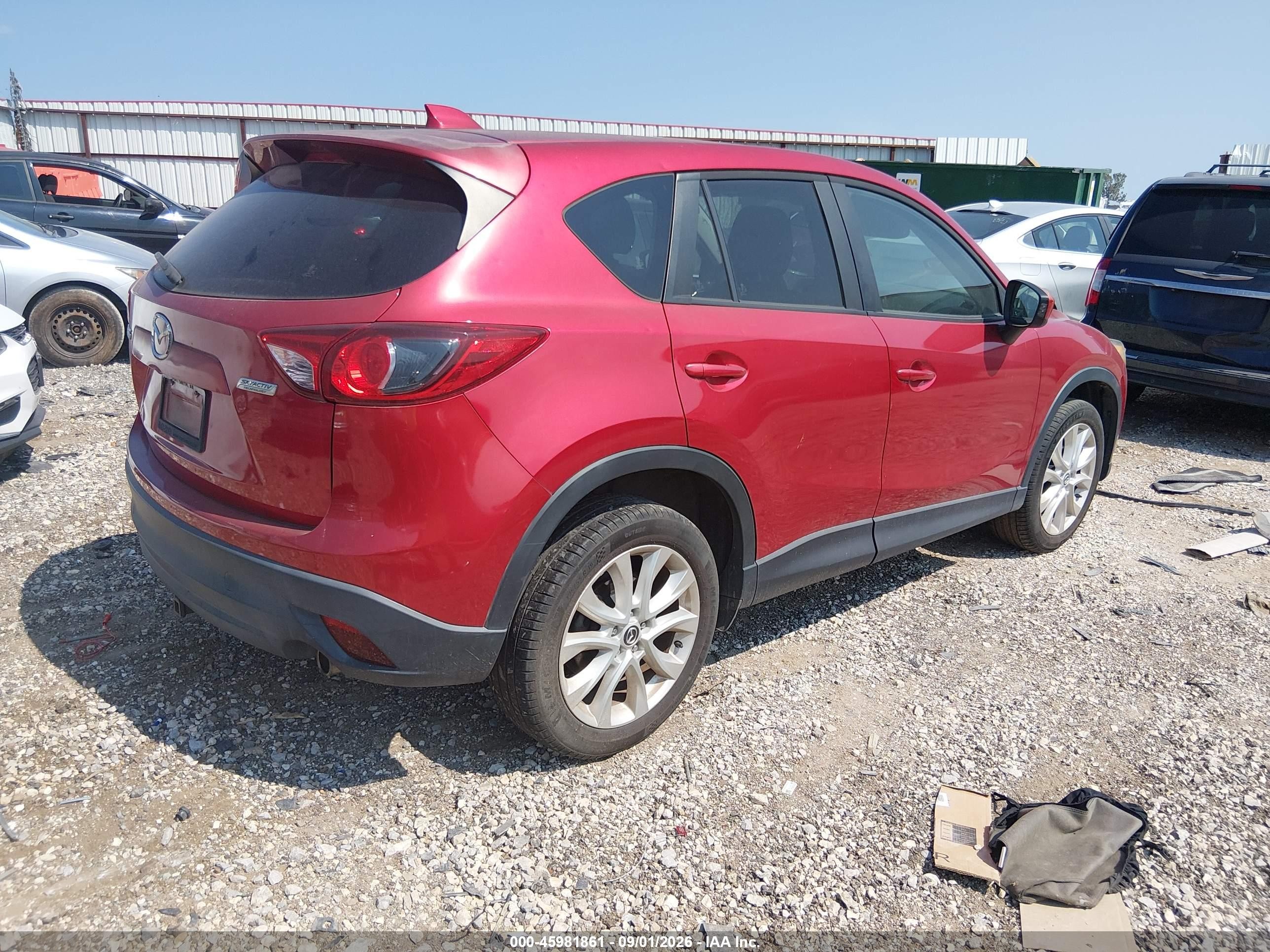 2014 Mazda Cx-5 Grand Touring Red vin: JM3KE2DY2E0333966
