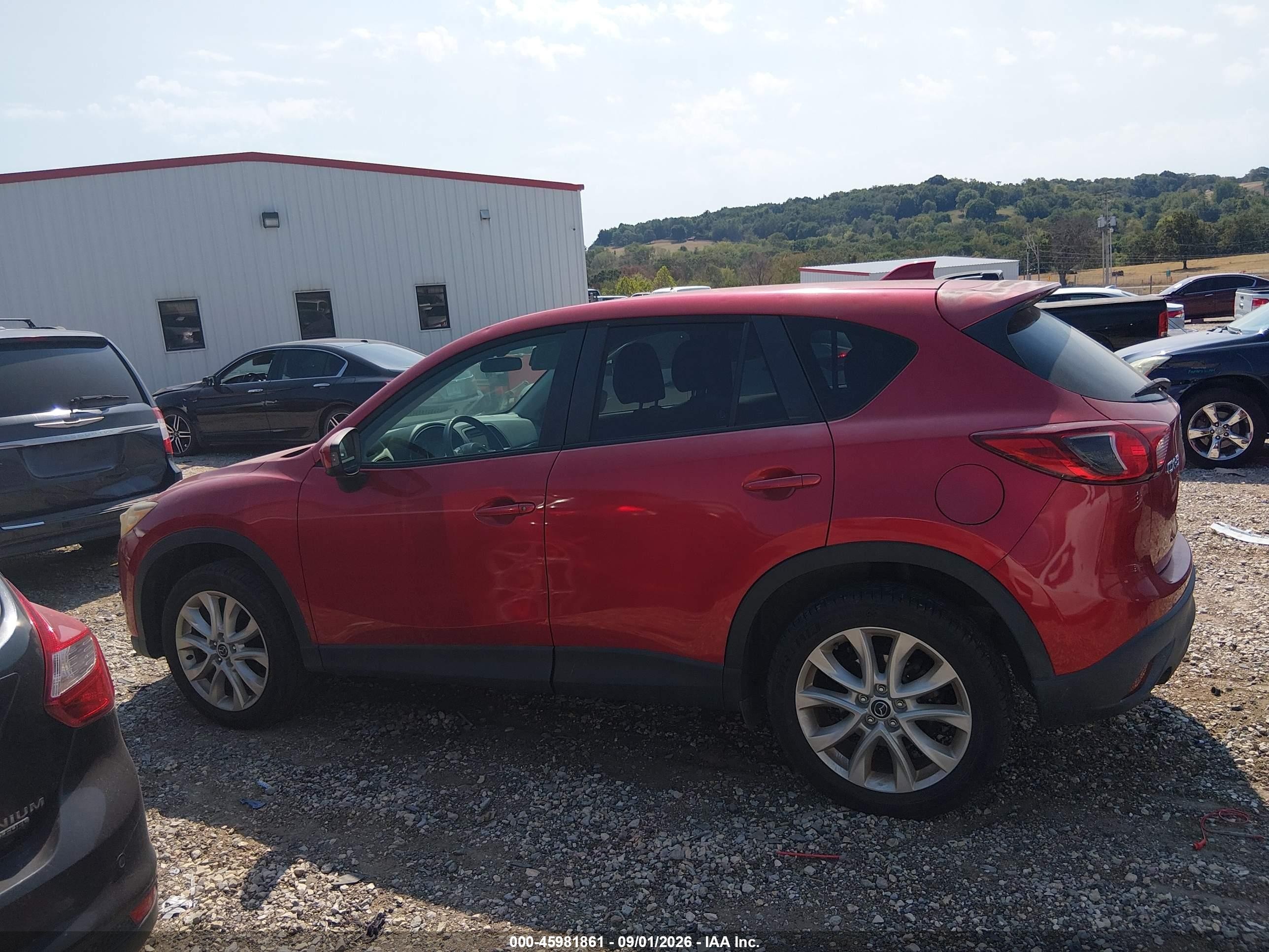 2014 Mazda Cx-5 Grand Touring Red vin: JM3KE2DY2E0333966