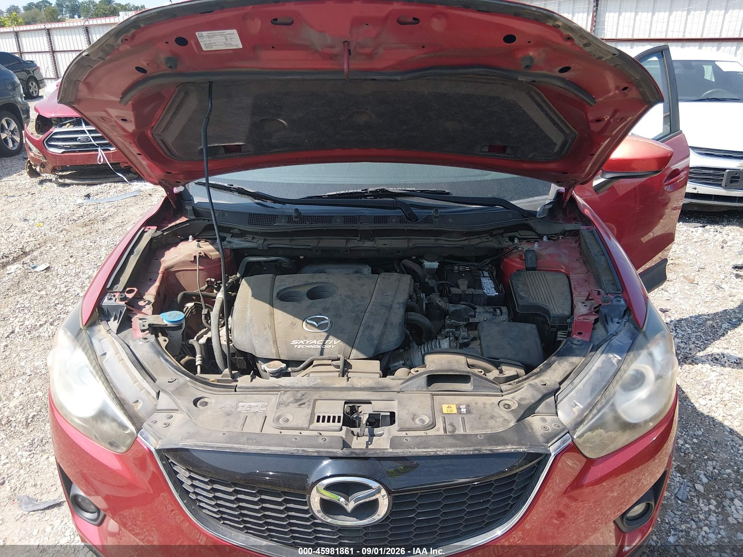 2014 Mazda Cx-5 Grand Touring Red vin: JM3KE2DY2E0333966