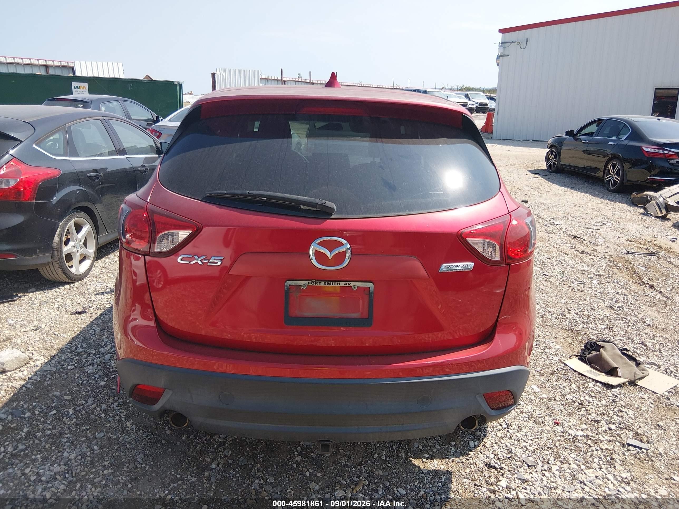 2014 Mazda Cx-5 Grand Touring Red vin: JM3KE2DY2E0333966