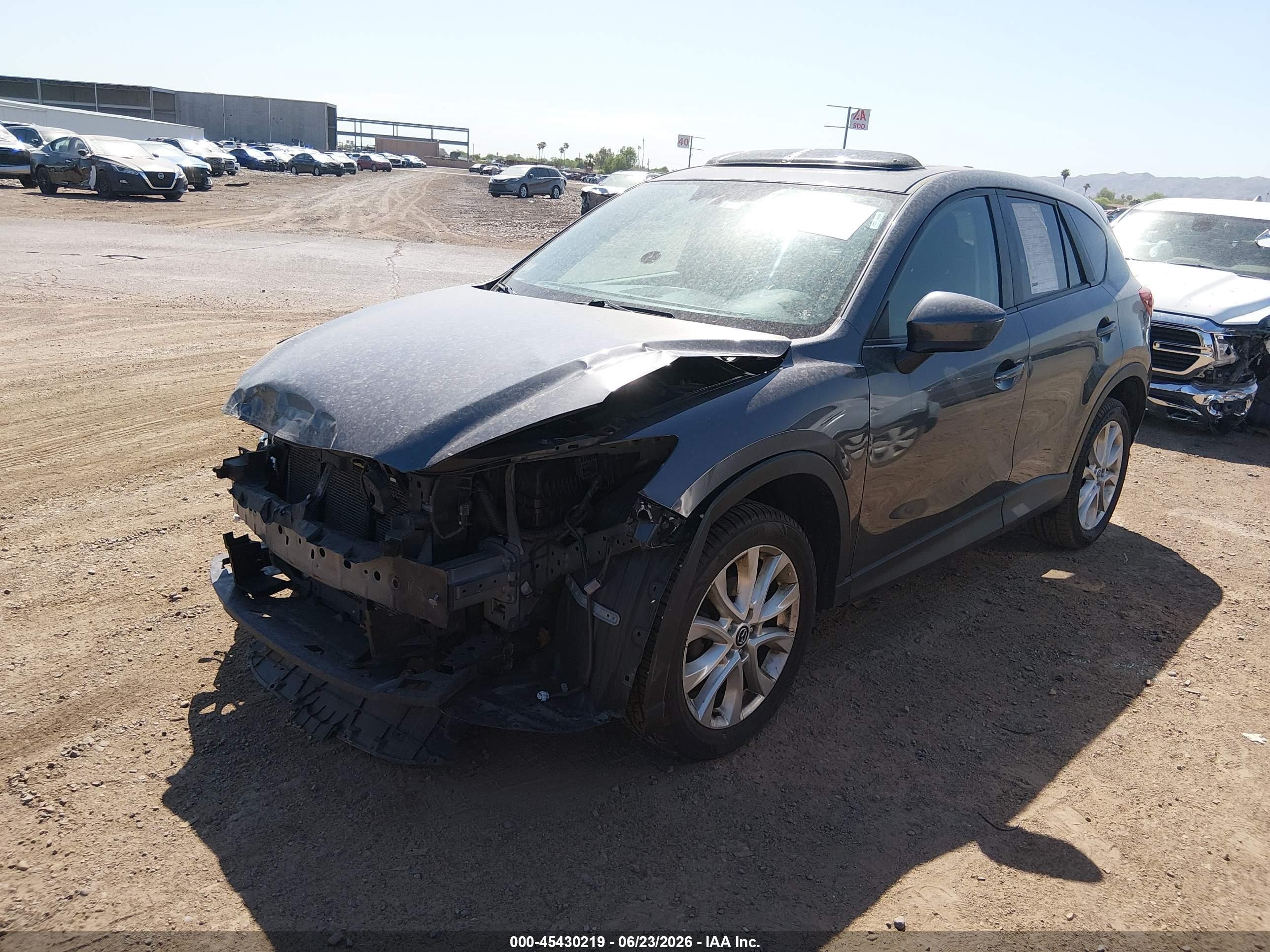 2014 Mazda Cx-5 Grand Touring Gray vin: JM3KE2DY2E0382116