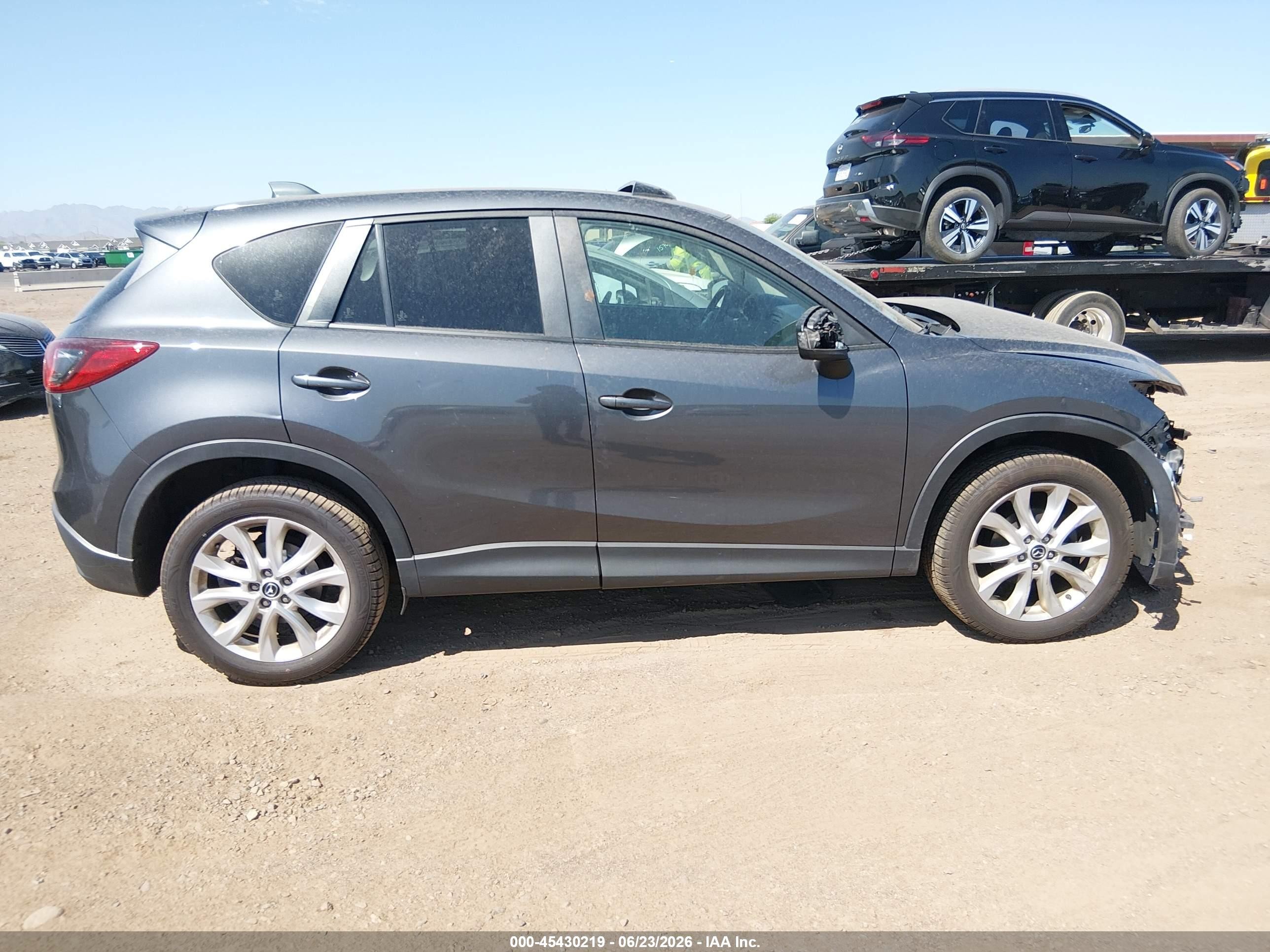 2014 Mazda Cx-5 Grand Touring Gray vin: JM3KE2DY2E0382116