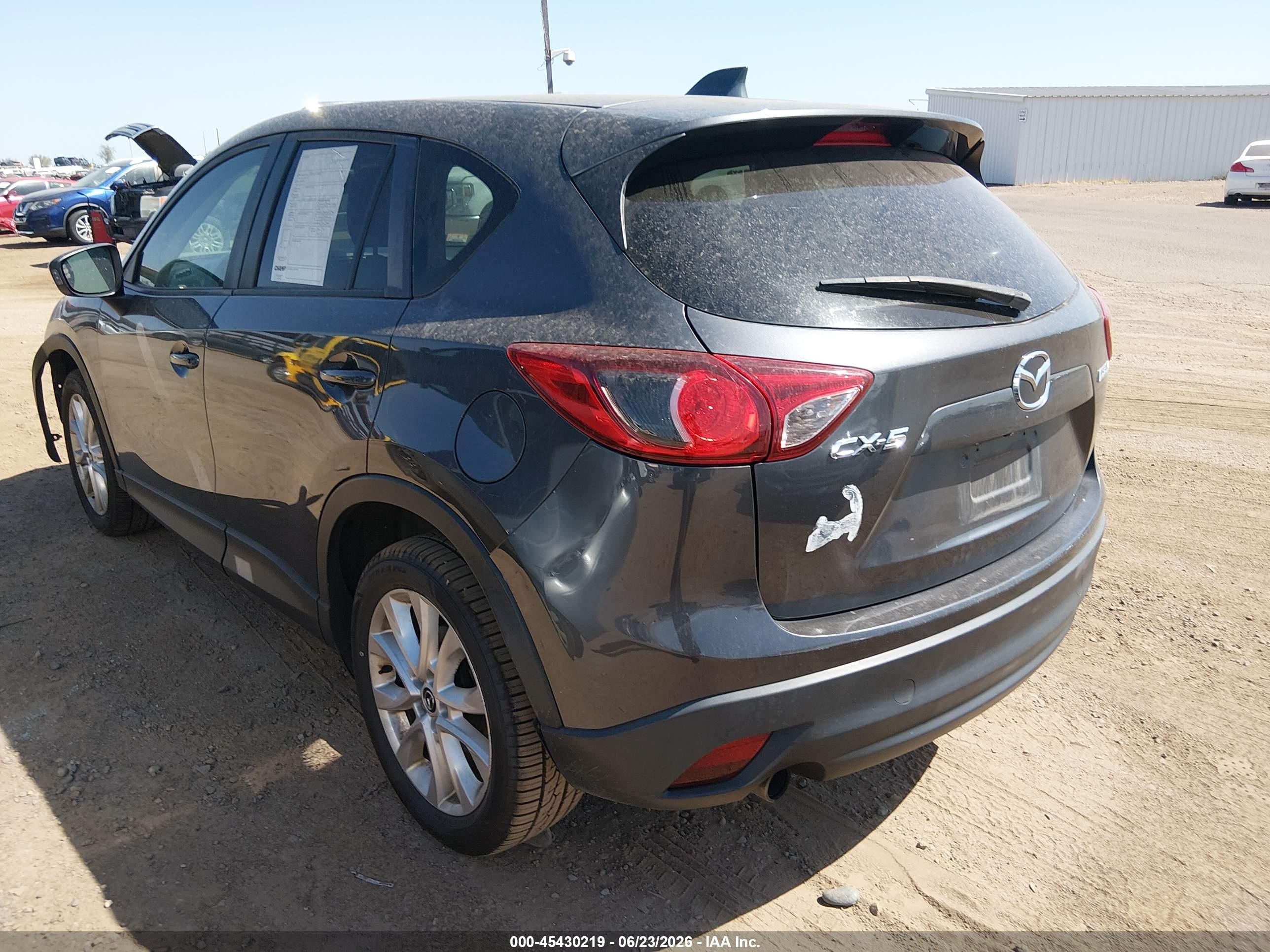 2014 Mazda Cx-5 Grand Touring Gray vin: JM3KE2DY2E0382116