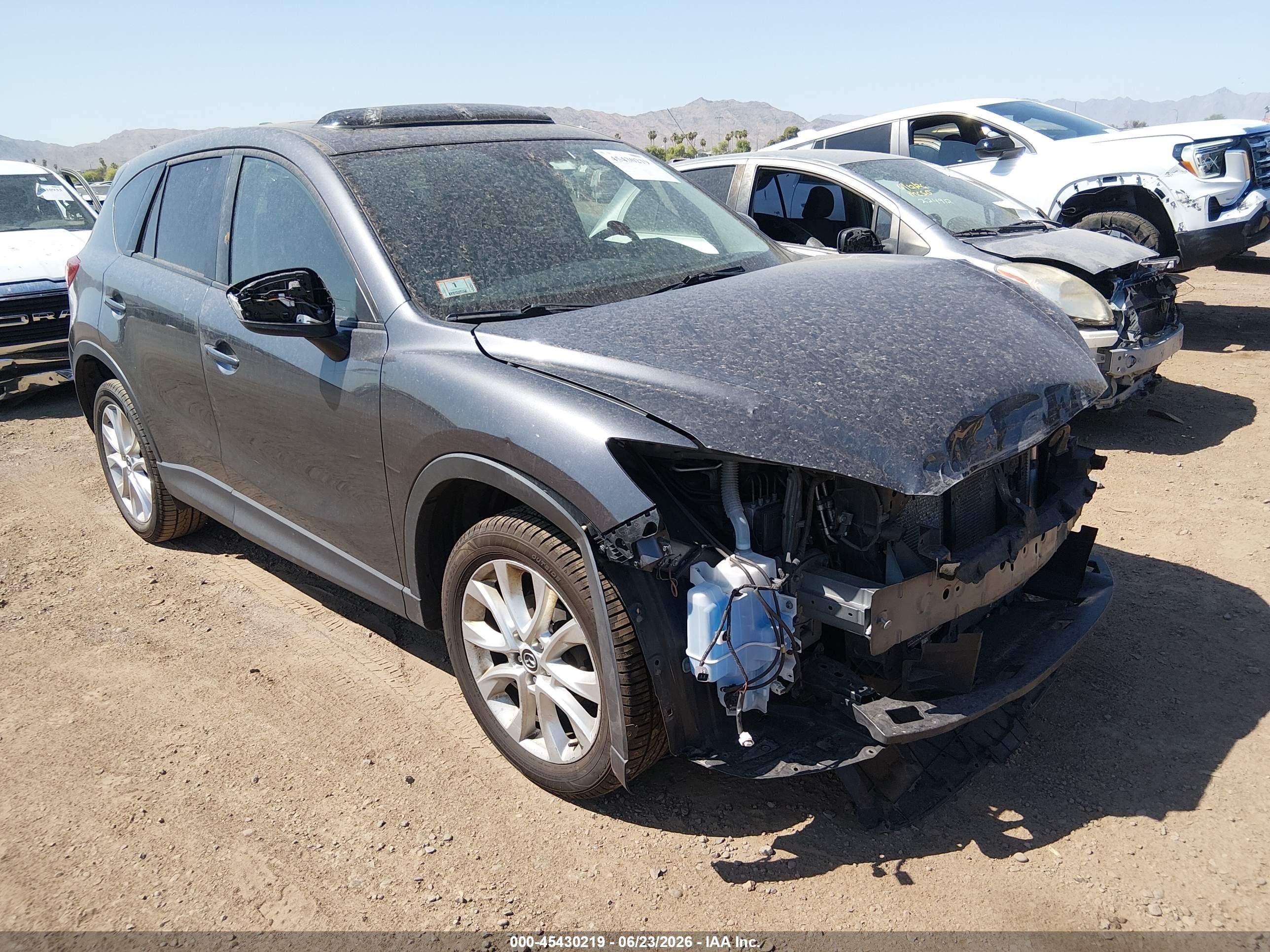 2014 Mazda Cx-5 Grand Touring Gray vin: JM3KE2DY2E0382116