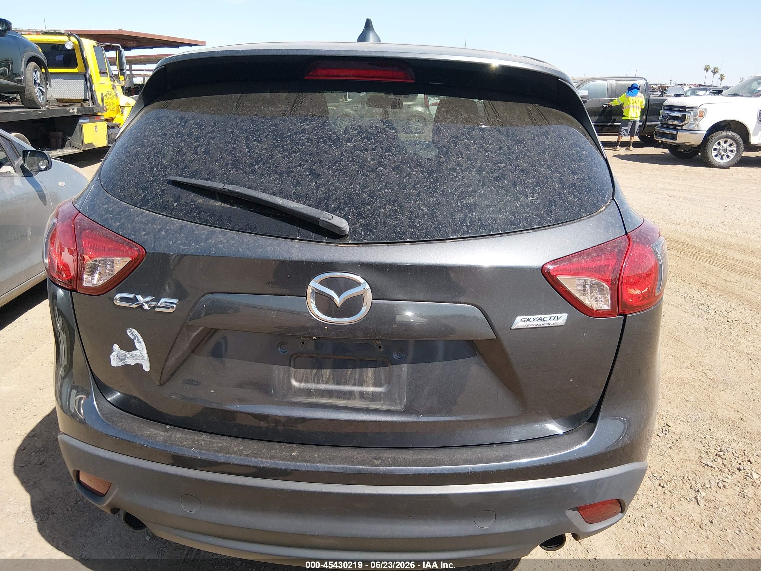 2014 Mazda Cx-5 Grand Touring Gray vin: JM3KE2DY2E0382116
